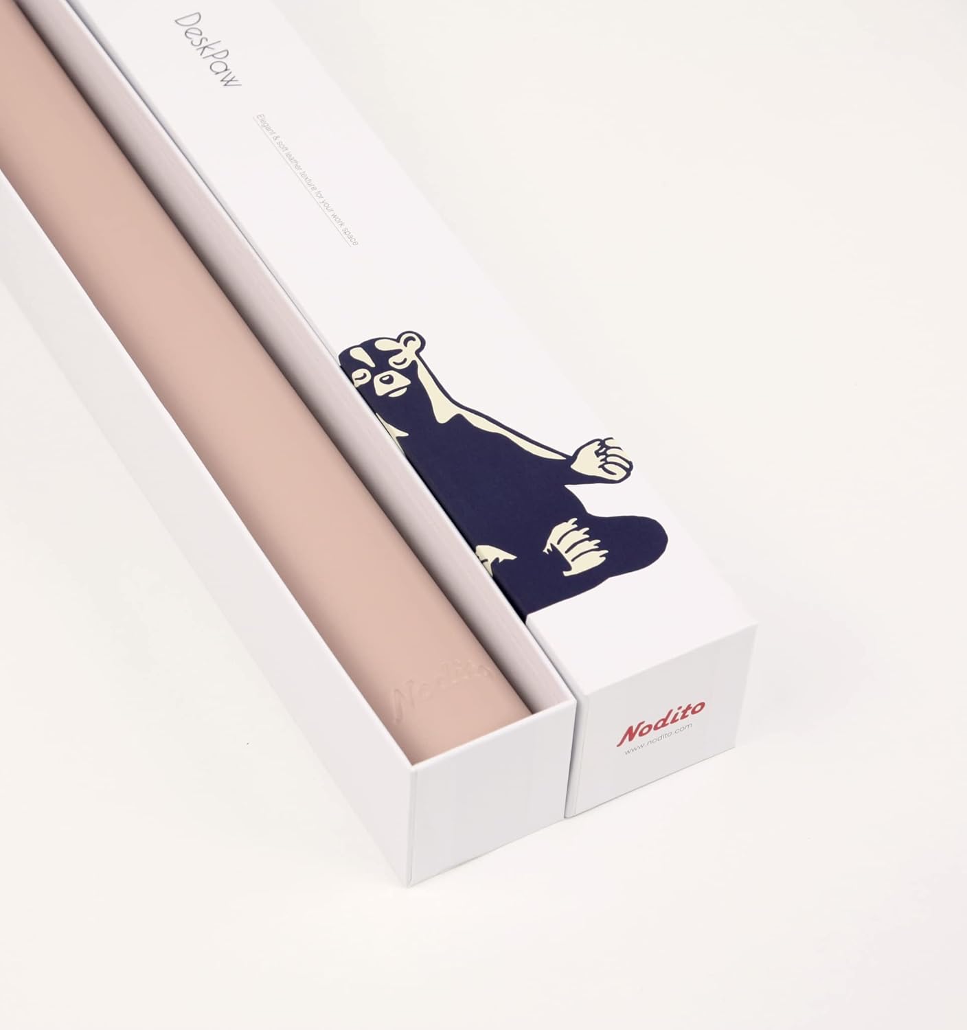 DeskPaw Dual-Sided Leather Desk Pad,Blotter for Laptop Computer,Mouse Pad,Writing,Drawing,Arts and Craft Mat (Pink/Silver, 17x35”)