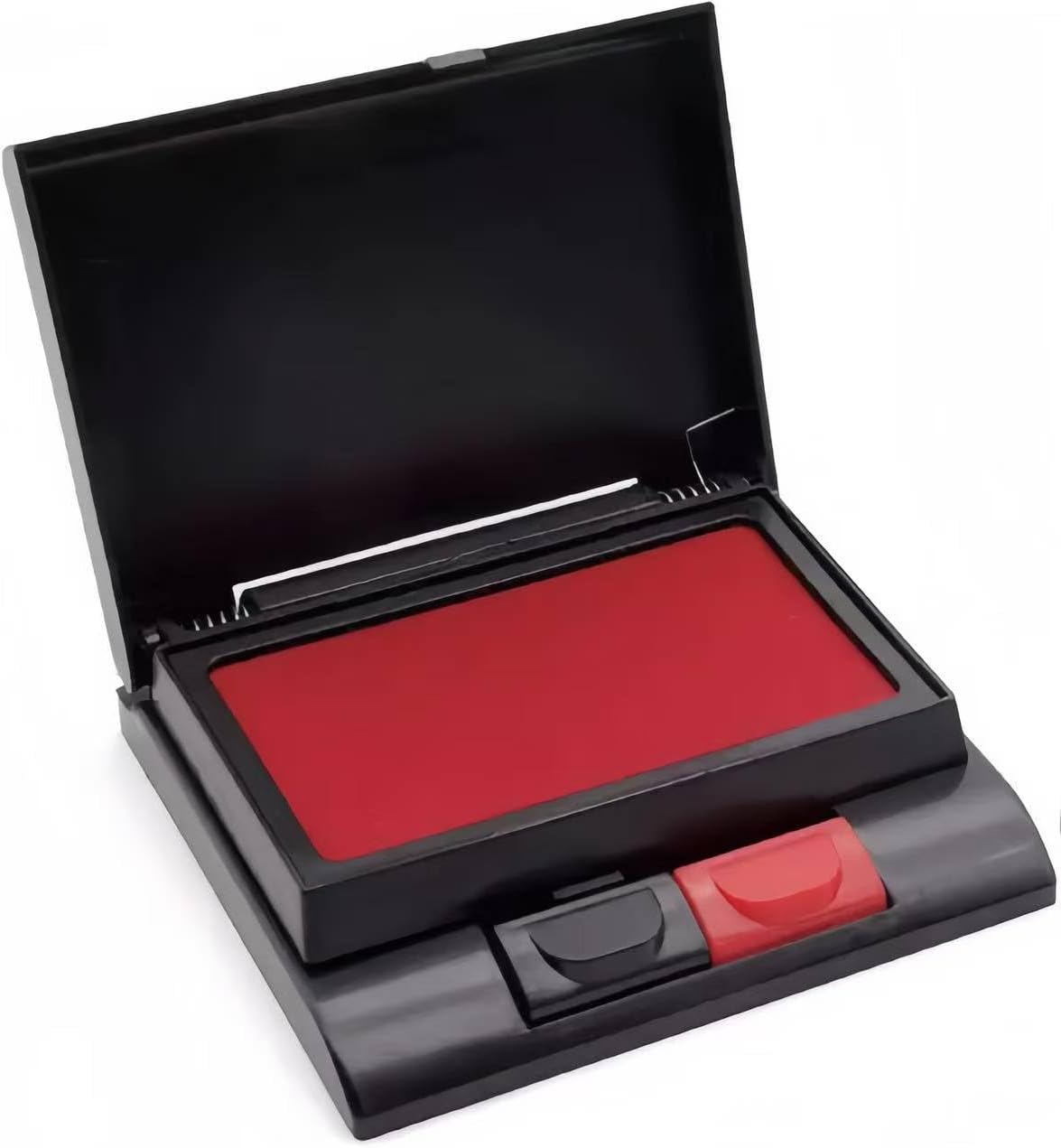 Two-Color Ink Pad, Red and Black, 3.9 x 4 Inches, Office and Home Stamp Pad