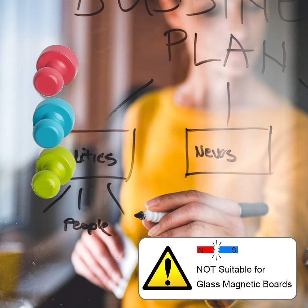 VNDUEEY 16Pcs Refrigerator Magnet Fridge Magnets, Whiteboard Magnets, Strong Metal Magnets for Kitchen, Office, School, Adults, Cruise Magnetic Decor (Multi Color)