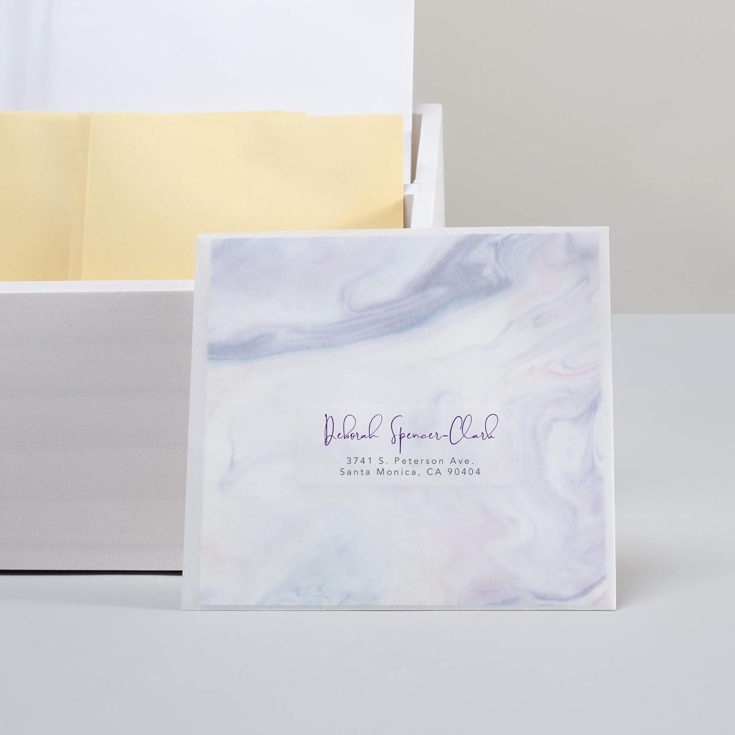 Avery Printable Address Labels with Sure Feed, 1" x 2-5/8", Matte Clear, 300 Blank Mailing Labels (18660)