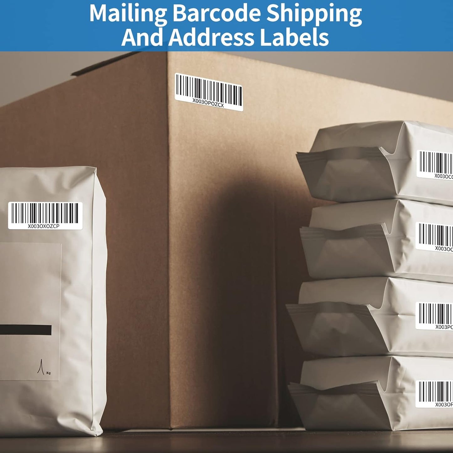 BESTEASY 30-up 500 Sheets 1" X 2-5/8" Address Shipping Labels for Laser and Inkjet Printers, FBA Product Labels (15000 Labels)