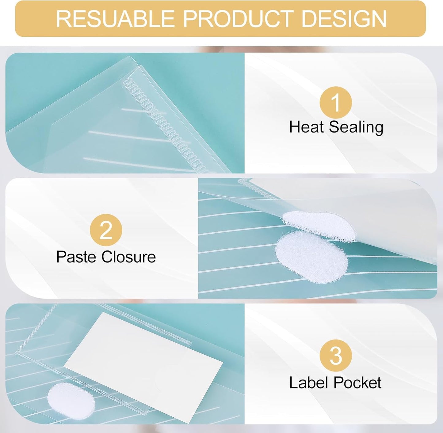 10 Pack, Clear Plastic Envelopes File Folders, HeavyDuty Document Holder with Label Pockets for Letter and A4 Size, Document Folder for School Home Work Office Organizer (10)