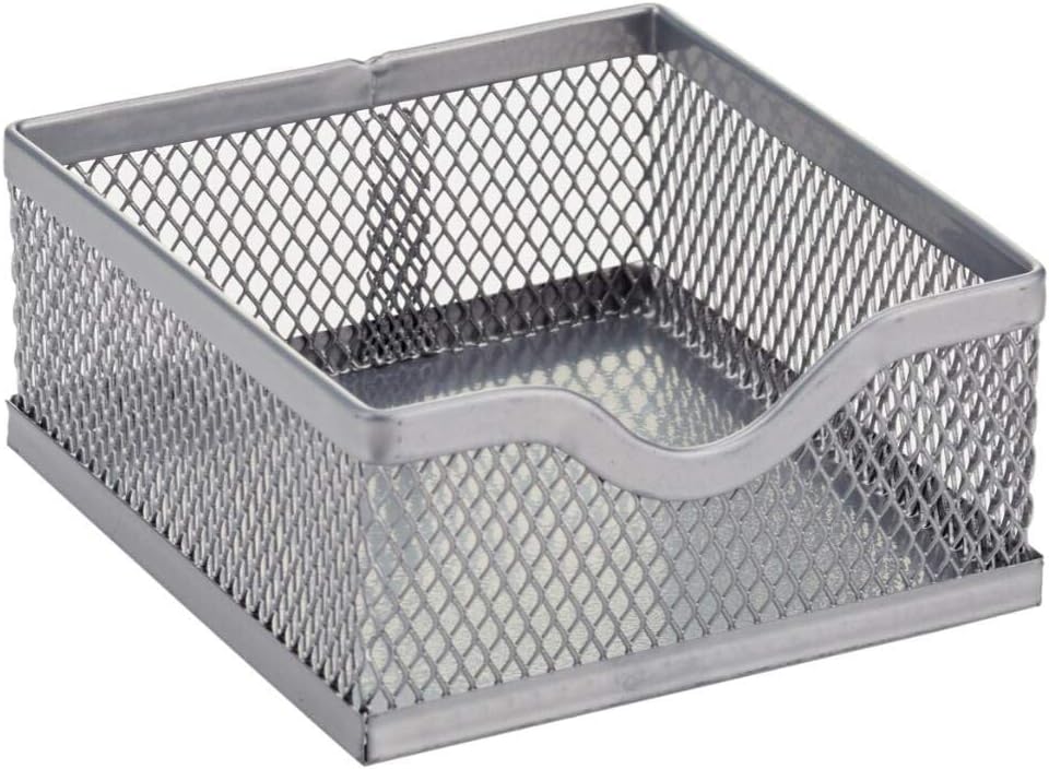 Annova Mesh Desk Organizer Office with 7 Compartments + Drawer/Desk Tidy Candy/Pen Holder/Multifunctional Organizer (Silver)