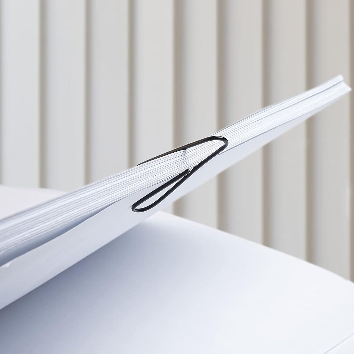 520 PCS Black Paper Clips Assorted Sizes, Small Medium and Large (1.1", 1.3" & 2"), Paperclips for Office, School, Home Supplies-Black