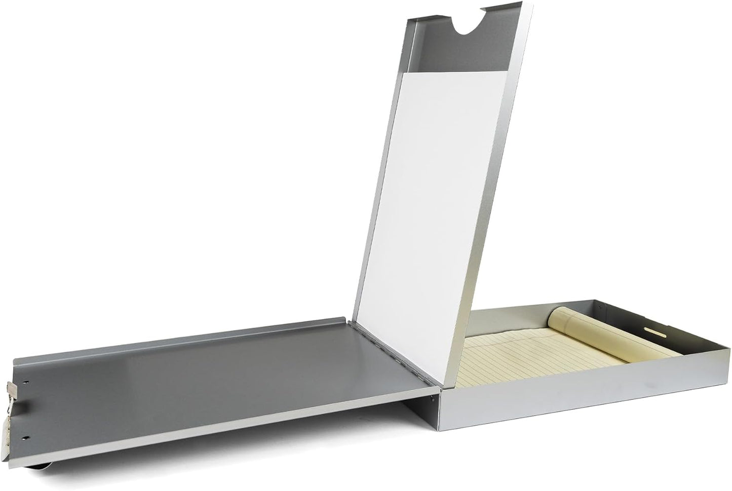 Saunders Metal Clipboard with Storage, Letter Size Heavy Duty Contractor Grade Clipboard, Dual Storage Form Holder with High Capacity Clip Made in USA