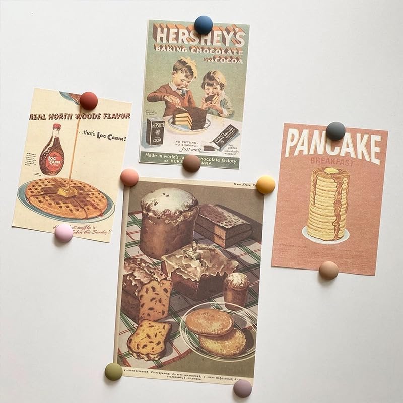 12PCS Strong Fridge Magnets, Colorful Decorative Matte Refrigerator Magnets, Cute Classroom Whiteboard Magnets, for Office Classroom Cabinets and Dishwasher