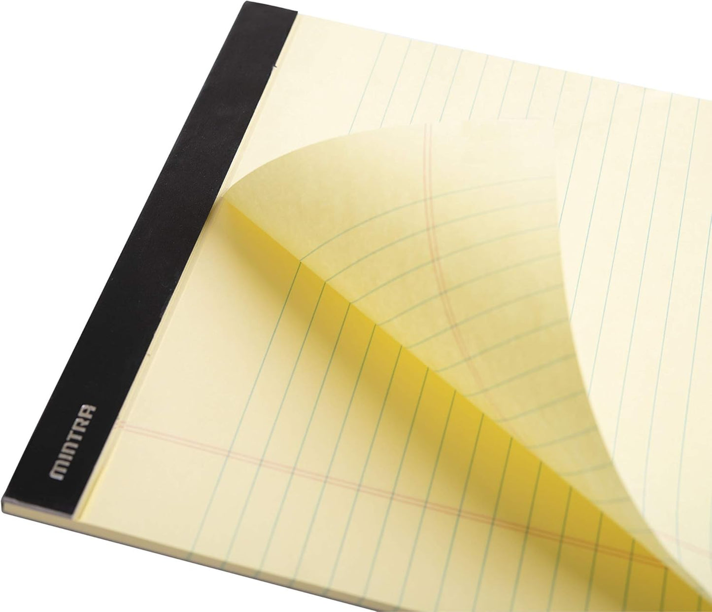 Mintra Office Legal Pads, ((xBasic, 8.5in x 11in, Wide (Canary)
