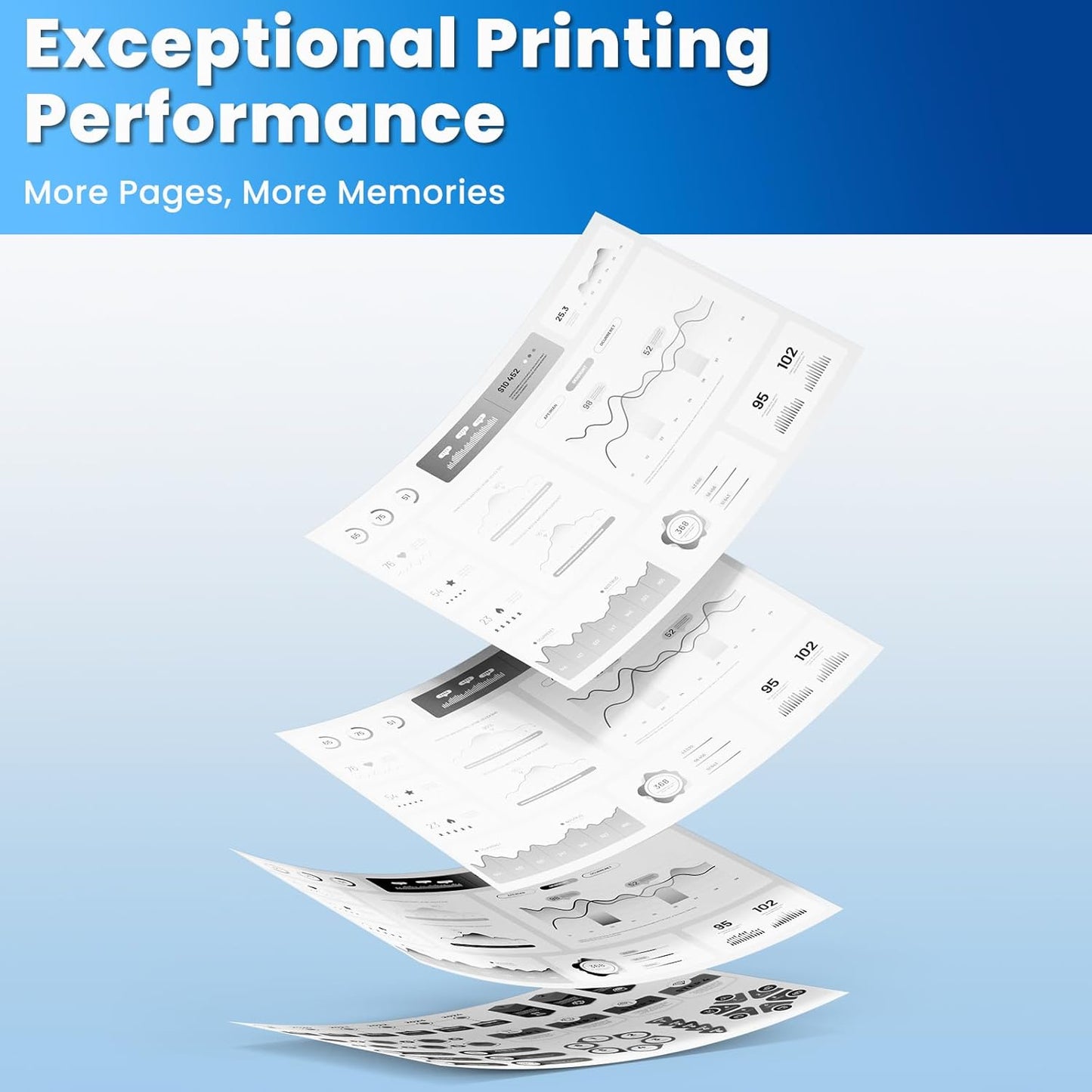 148A Toner Cartridge 2 Pack Laser Jet Pro 4001n 4101fdw 4001dn Compatible for HP 148A 148X W1480A W1480X Toner Cartridges Black for HP148A for HP Laser Jet Pro 4001n 4001dn 4001dw MFP 4101fdw 4101fdn