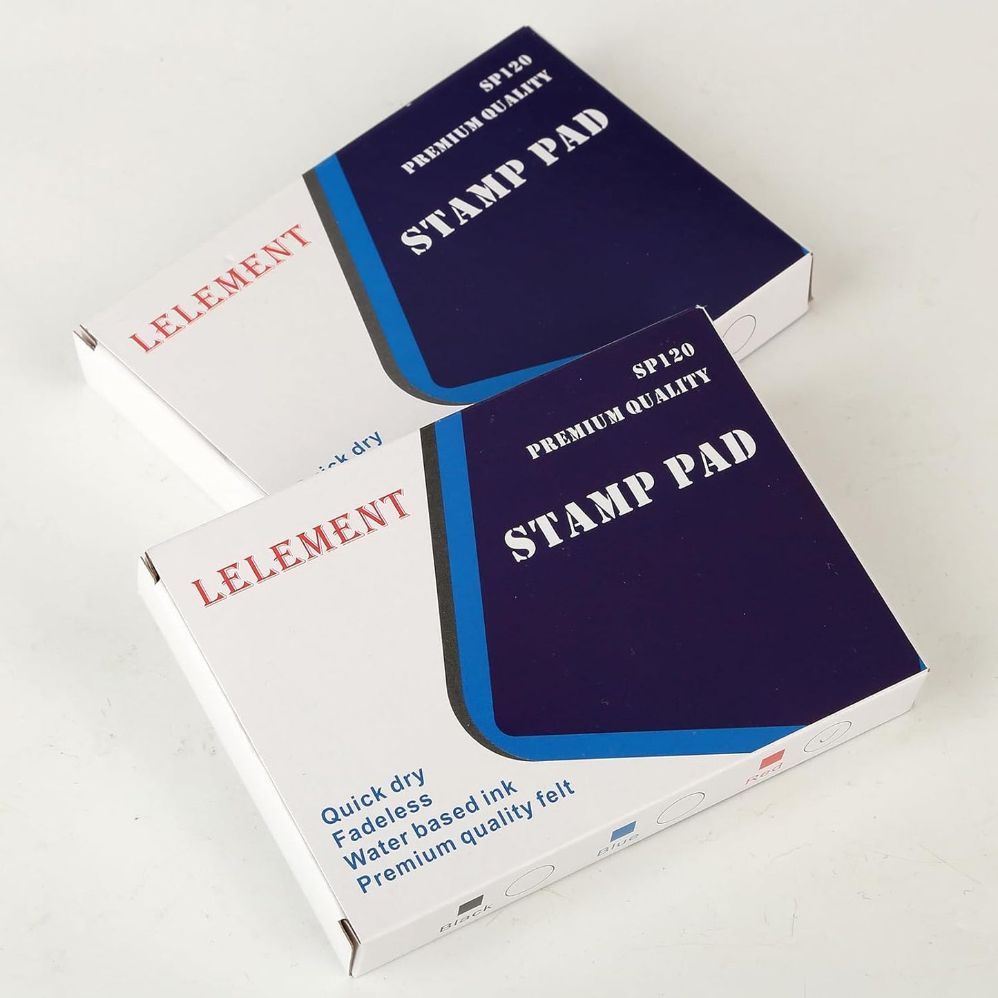 Ink Pads for Stamps | Black Ink Stamp Pad | Rubber Stamps Ink Pad - Premium Quality Felt Pad for Stamps | Stamp Pads | Medium Size