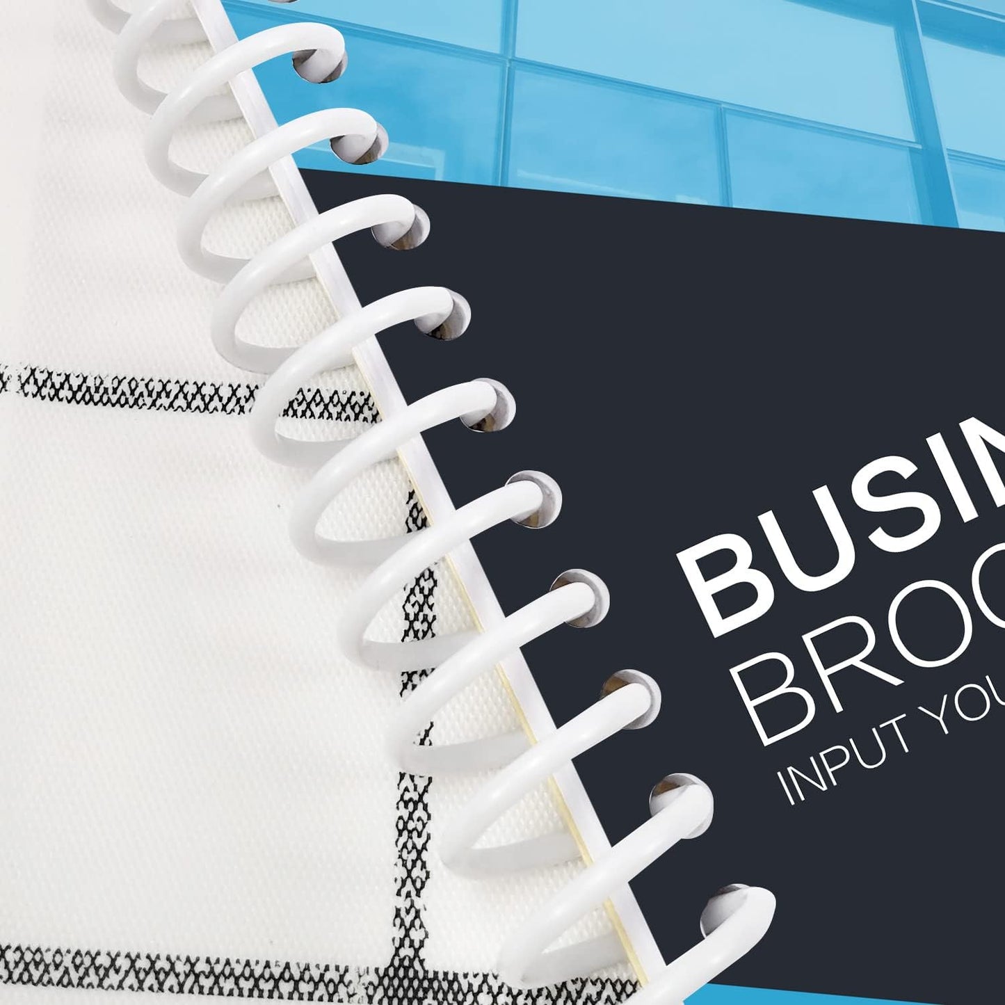 Rayson 1-1/8" Plastic Spiral Binding Coil, 240 Sheets Capacity, 4:1 Pitch 28.6mm White Coil Binding Spines for Business and Educational Purposes, 50 Pack