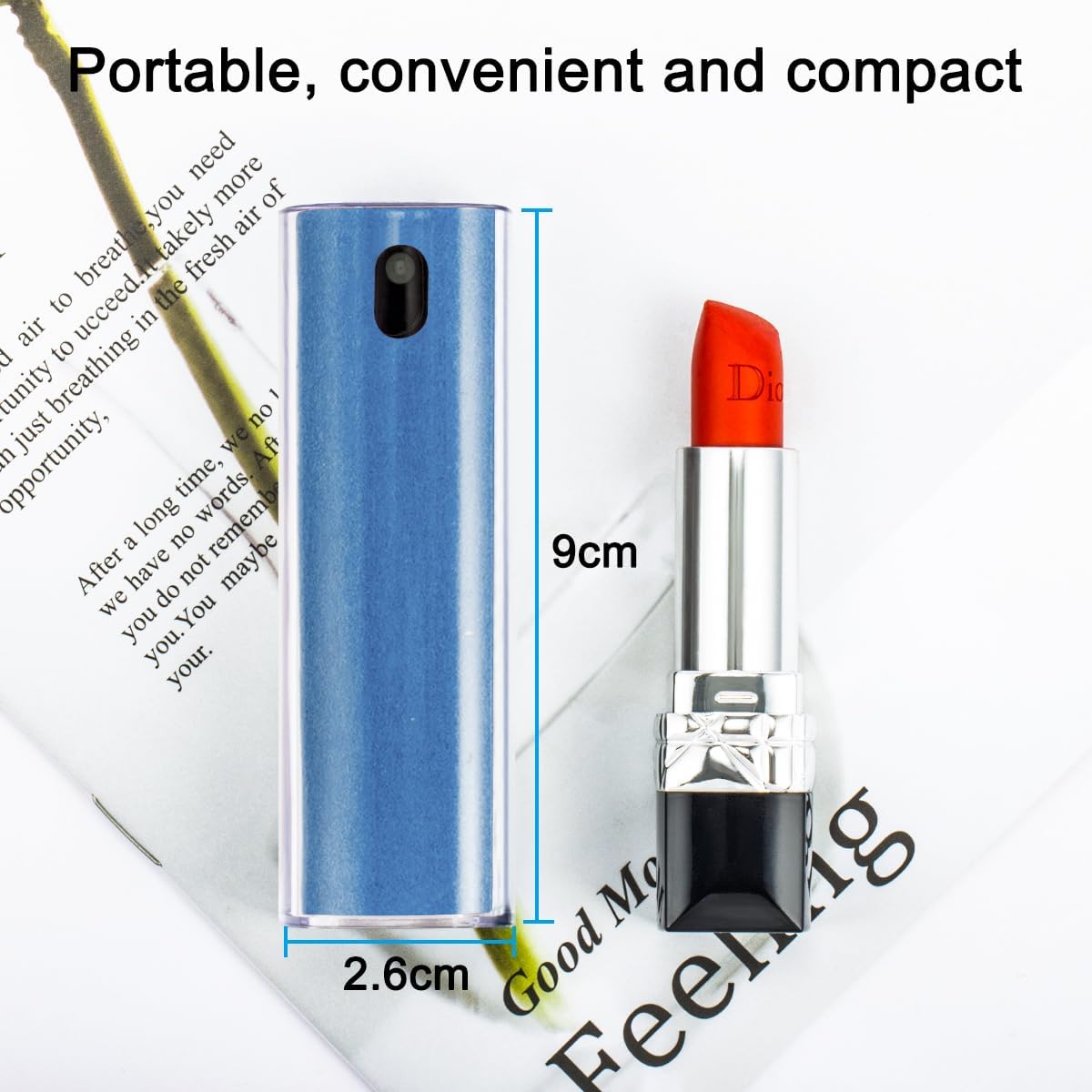 Screen Cleaner Touchscreen Mist Spray, walrfid Cleaning Kit for Electronic Smart Phone TV, Laptop, Tablet, PC, Computer LCD Flat Screens, Eyeglasses, Compatible with iPhone iPad MacBook Pro - DarkBlue