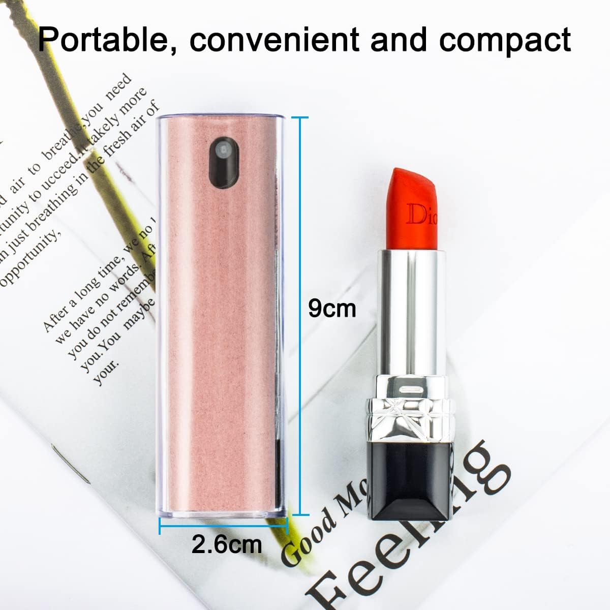 Touchscreen Mist Cleaner Spray, walrfid Electronic Screen Cleaner for TV, Laptop, Tablet, PC, Computer Monitor LCD Flat Screens, Eyeglasses - Pink