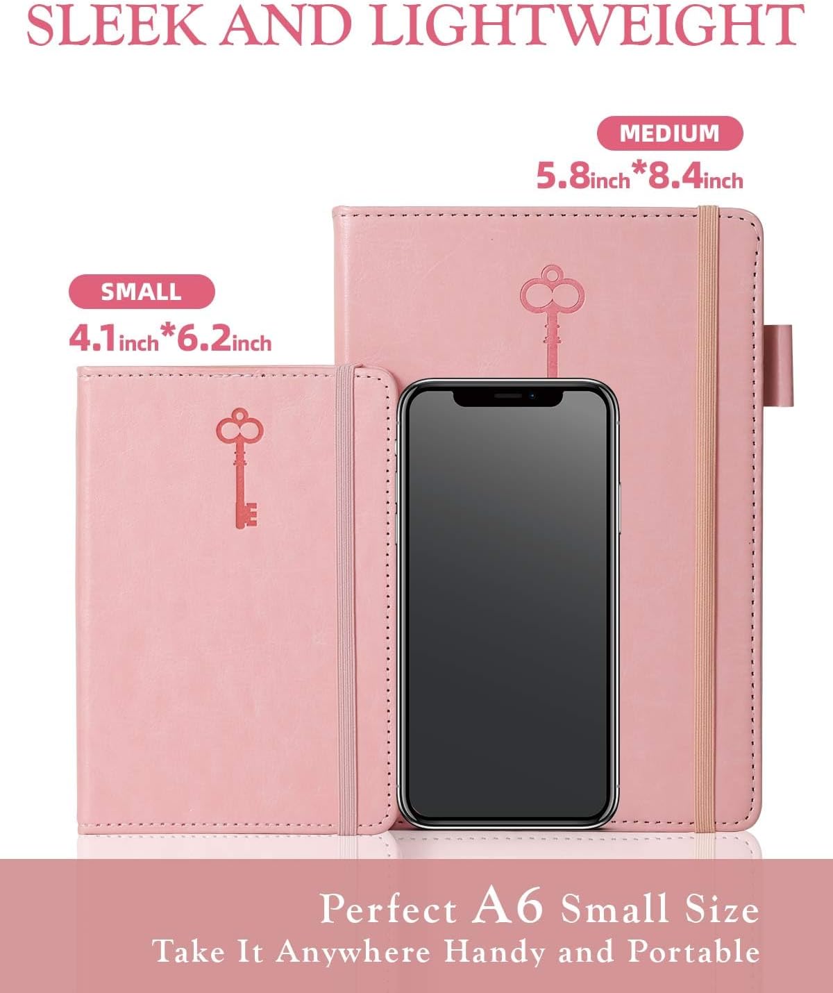 Small Password Keeper Book with Colorful Alphabetical Tabs, Hardcover Password Log-book for Internet Password and Website Address, 4.1"×6.2" Password Notebook for Home Office (Pink, Small (4.1 x 6.2 Inch))