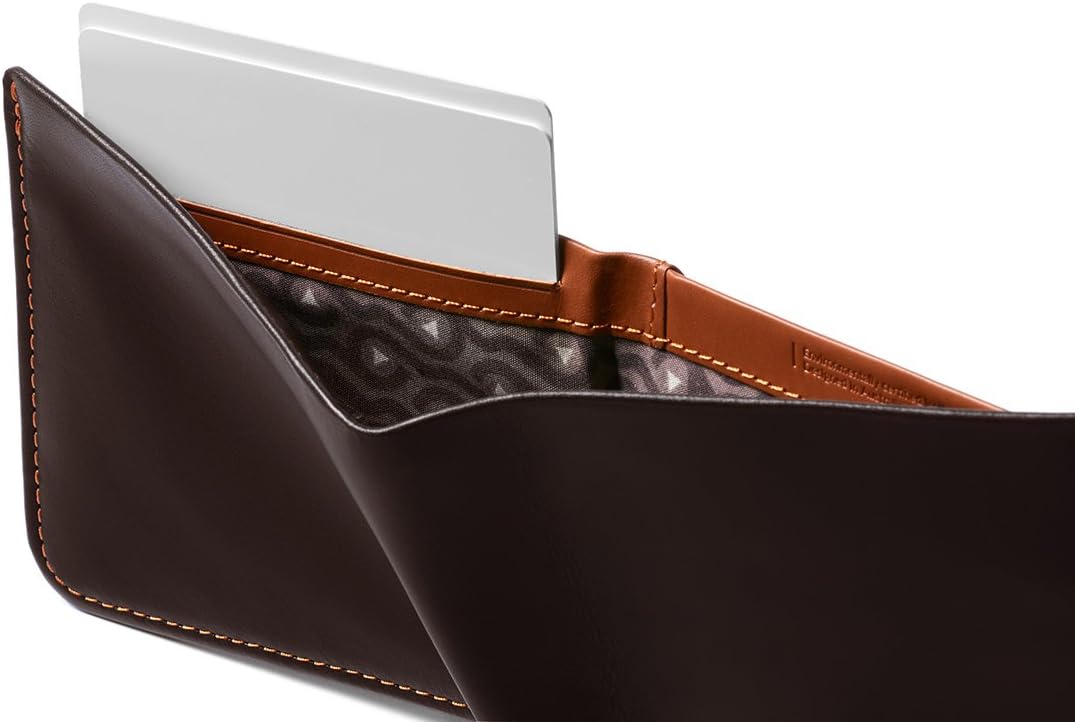 Bellroy Hide & Seek Wallet (Slim Leather Bifold Design, RFID Protected, Holds 5-12 Cards, Coin Pouch, Flat Note Section, Hidden Pocket)
