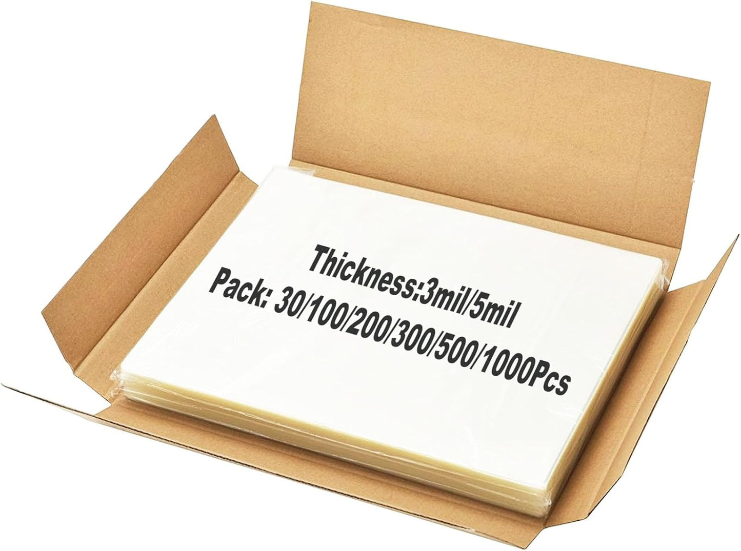 100 Pack Laminating Sheets, Clear 9 x 11.5 Inch Thermal Laminating Pouches for Thermal Laminator, 5 Mil Lamination Sheet Paper, Letter Size, HeatSeal