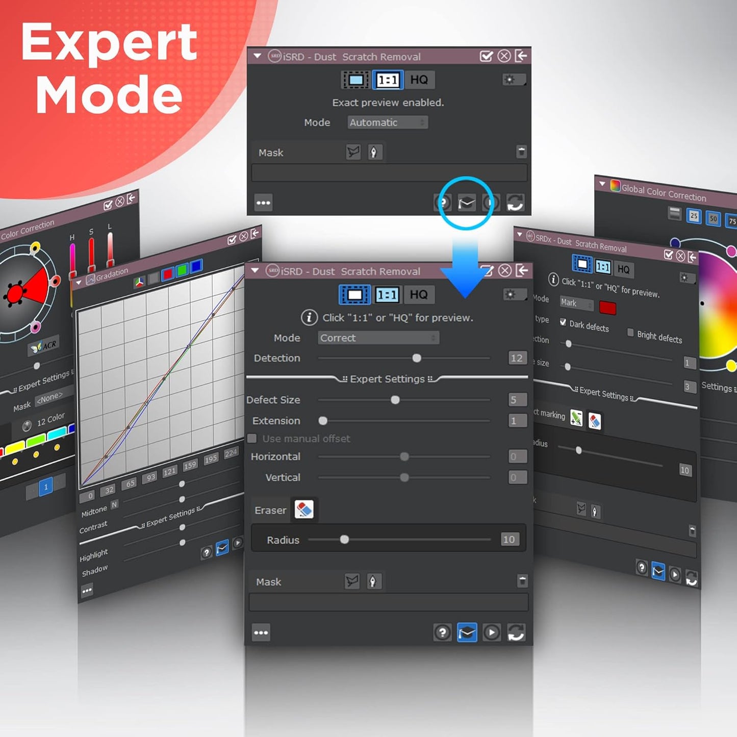 Plustek OpticFilm 8300i Ai Film Scanner - Converts 35mm Film & Slide into Digital, Bundle SilverFast Ai Studio 9 + QuickScan Plus, Include Advanced IT8 Calibration Target (3 Slide)