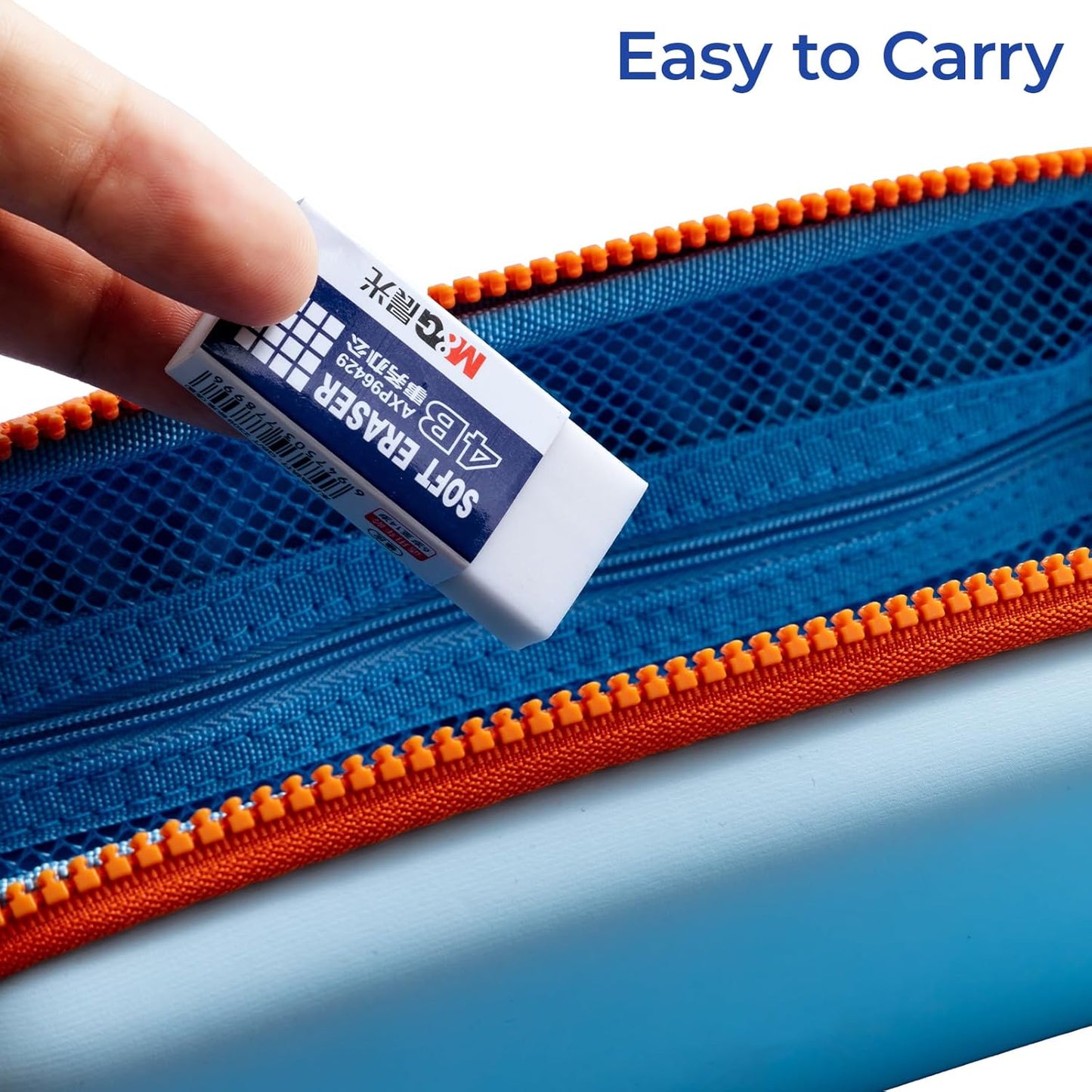 M&G 30 Pack Large Erasers Pencil Erasers, 4B White Rubber Eraser Rectangular Bulk for Kids School Students Office, Art Erasers for Drawing