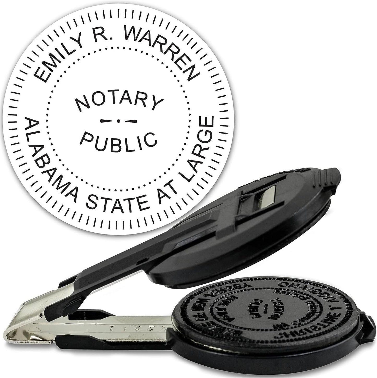 MaxMark Insert Only for Notary Seal Round Embosser for Alabama State