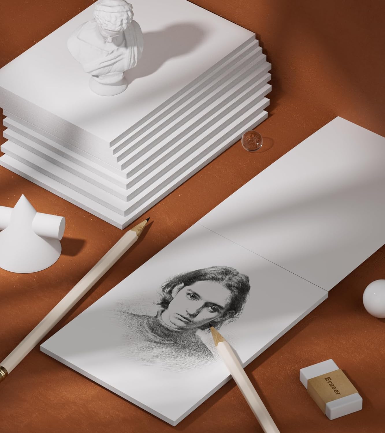 Note Pads 4x6 - Notepad - 10 Pads - 50 Sheets per Notepads - Small Writing Pads White Paper - Blank Note Pads - Server Memo & Scratch Pads 4x6'', Pocket Note Pad with Clean Sheets for Office