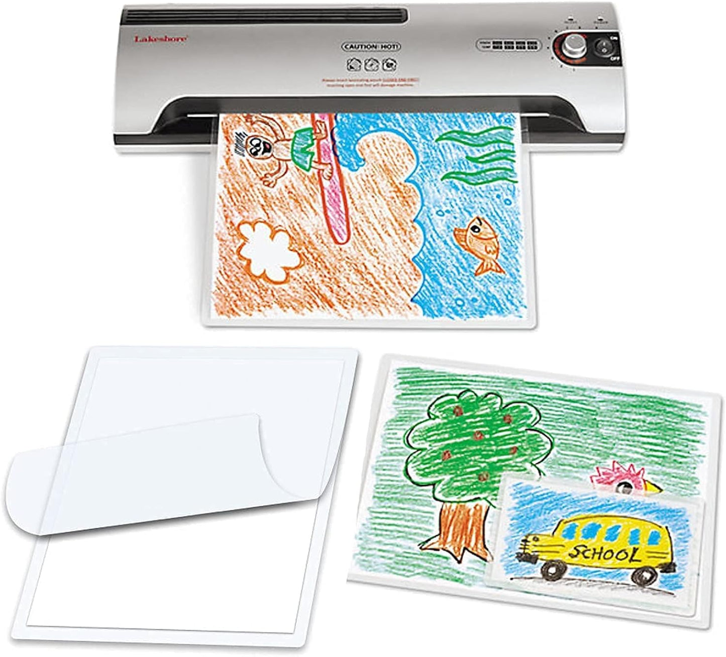 Coopaty Thermal Laminating Pouches, 5mil, 300-Pack,9 x 11.5 Inches, Letter Size Sheets