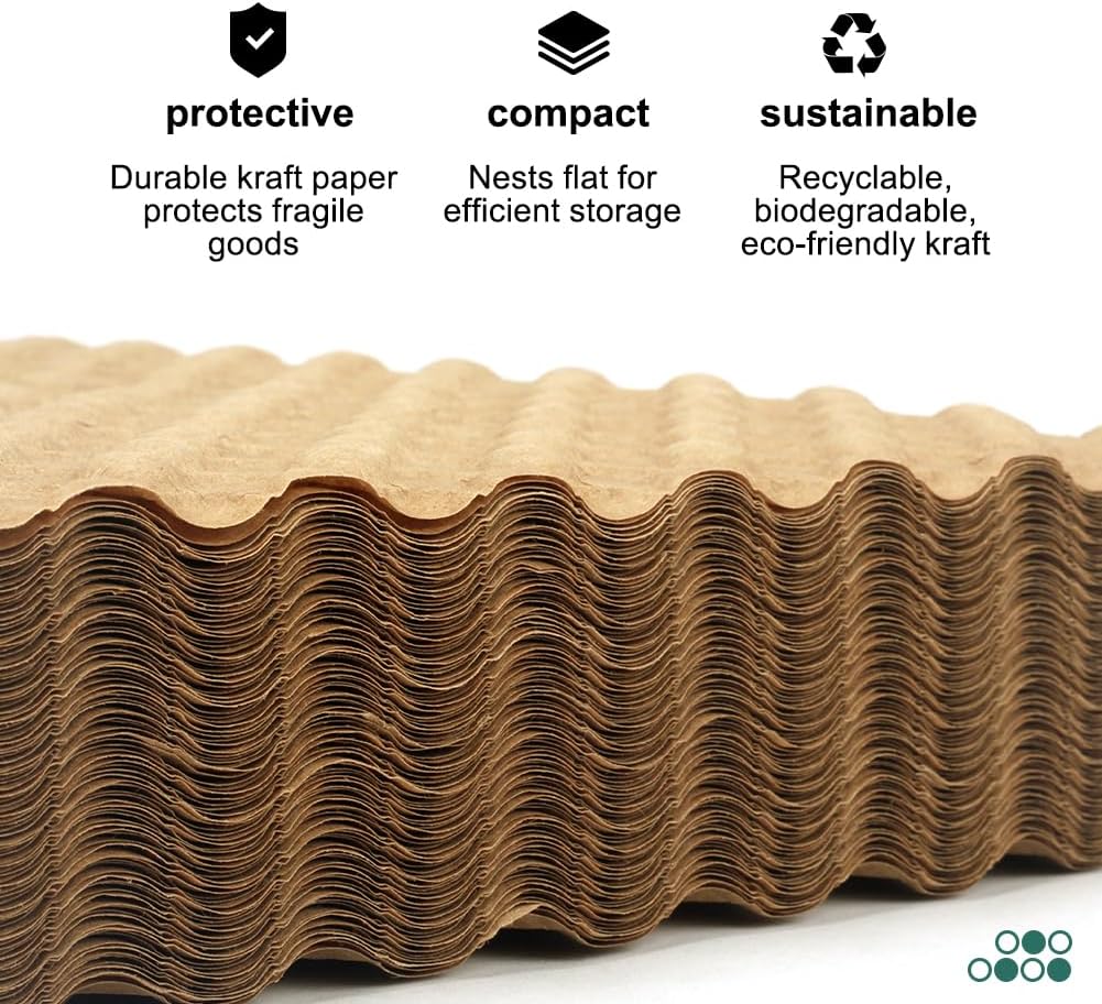 Reusable Bubble Paper - 15" x 100 FT Durable Bubble Wrap for Moving, Eco-Friendly & Washable Shipping Supplies, Biodegradable Packing Paper