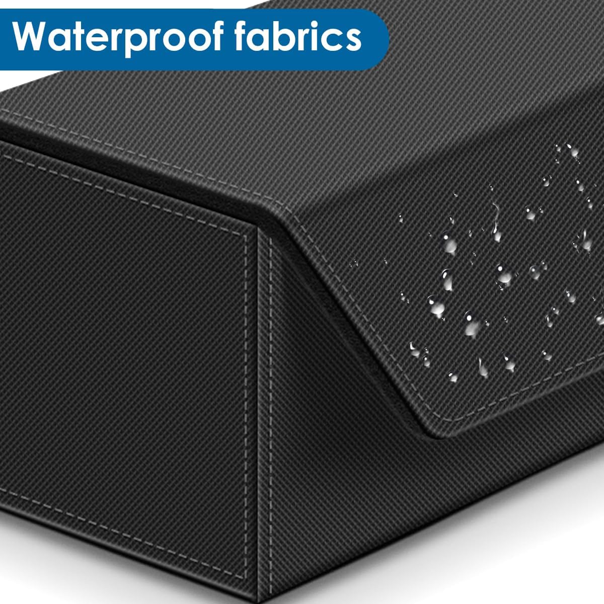 Card Deck Case for Trading Cards, Leather Magnetic Closure Commander Card Storage Box Holding 600+ Sleeved Cards Fit for MTG TCG and Sport Cards