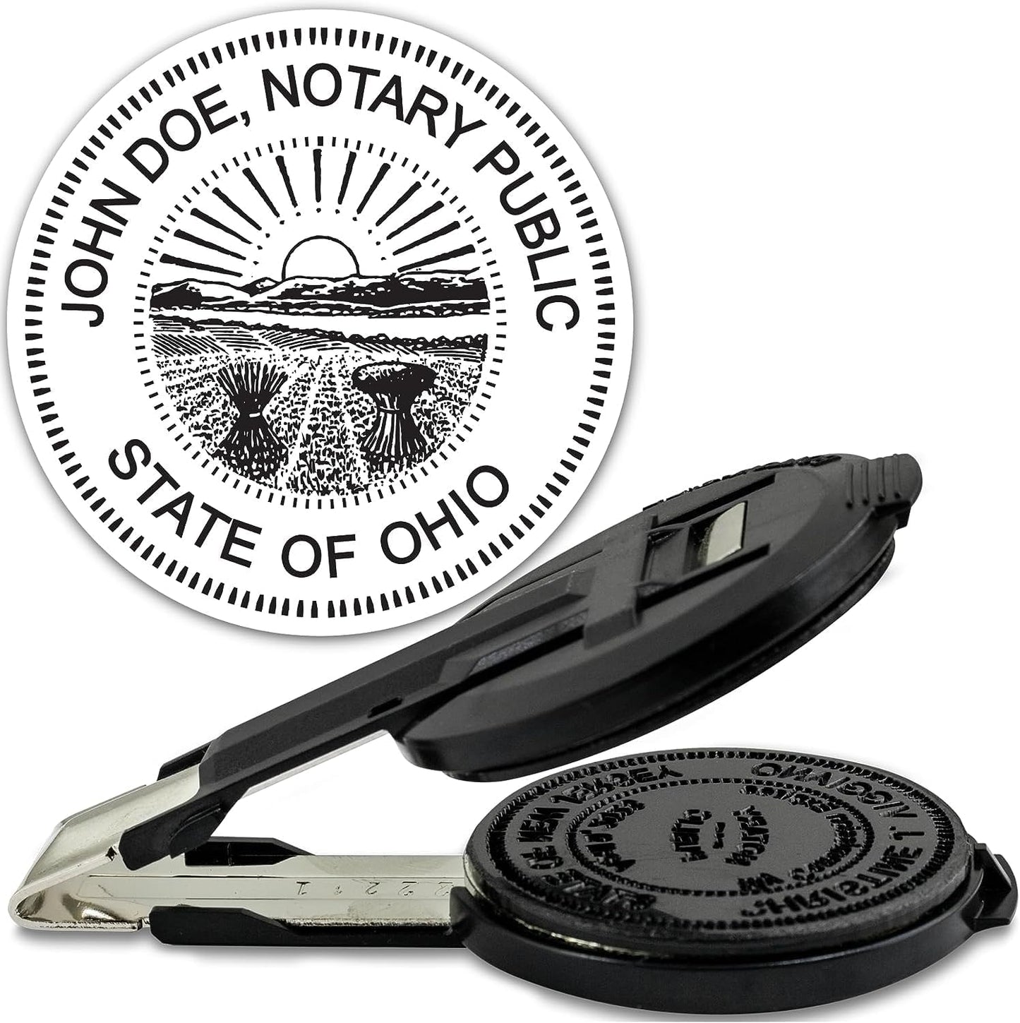 MaxMark Insert Only for Notary Seal Round Embosser for Ohio State