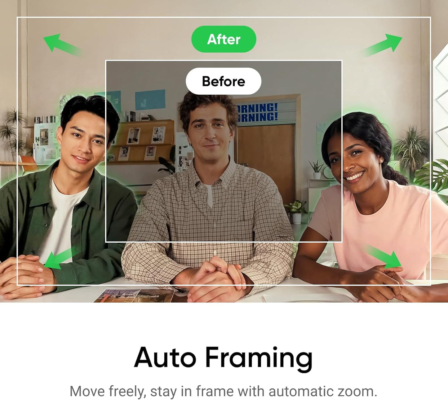 Insta360 Link 2C Tripod Bundle - 4K Webcam for PC/Mac, 1/2" Sensor, Auto Framing, HDR, AI Noise-Canceling Mic, Gesture Control for Streaming, Video Calls, Gaming, Works with Zoom, Teams, Twitch & More