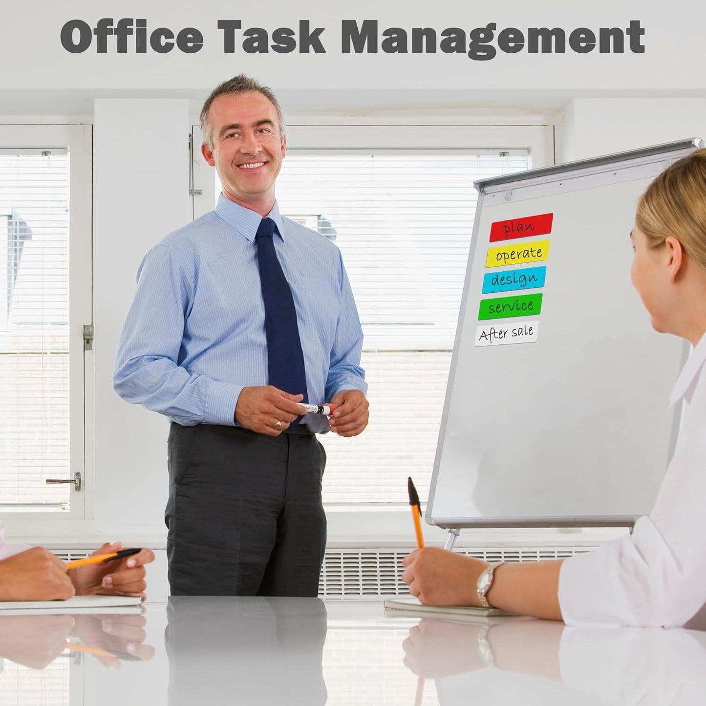 LLPT Dry Erase Magnetic Labels 2" x 4" 50 Packs Blank Writable Magnet Stickers Reusable for Refrigerator Shelf Whiteboard Toolbox Craft and Other Metallic Surfaces Red (DML2040RD)