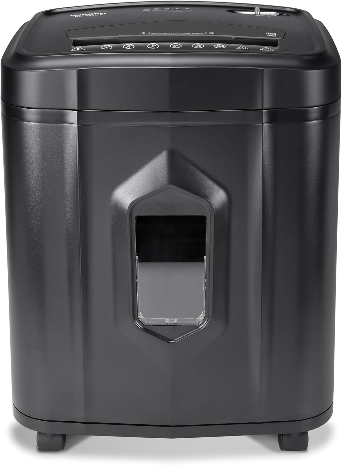 Aurora AU1225MA High-Security 12-Sheet Micro-Cut Paper and CD/Credit Card Shredder/ 5-Gallon Pullout Basket/40 Minutes Run Time