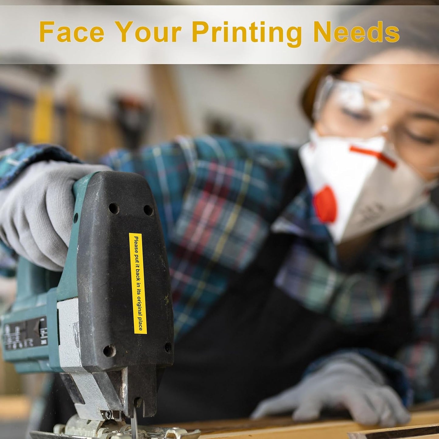 Labelife TZe-631 Label Tape 12mm Yellow Replace for Brother TZe TZ Tape 12mm 0.47 Laminated Yellow TZe631 TZ-631 P Touch Label Maker Tape for Ptouch PT-D210 PT-D220 PT-H110 D600 D400, 4-Pack