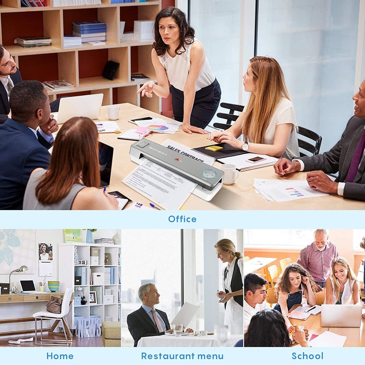 MPRT Laminating Sheets, 3 Mil Clear Thermal Laminating Pouches 8.9 x 11.4 Inches Laminate Sheet Paper for Laminator, 1000-Pack