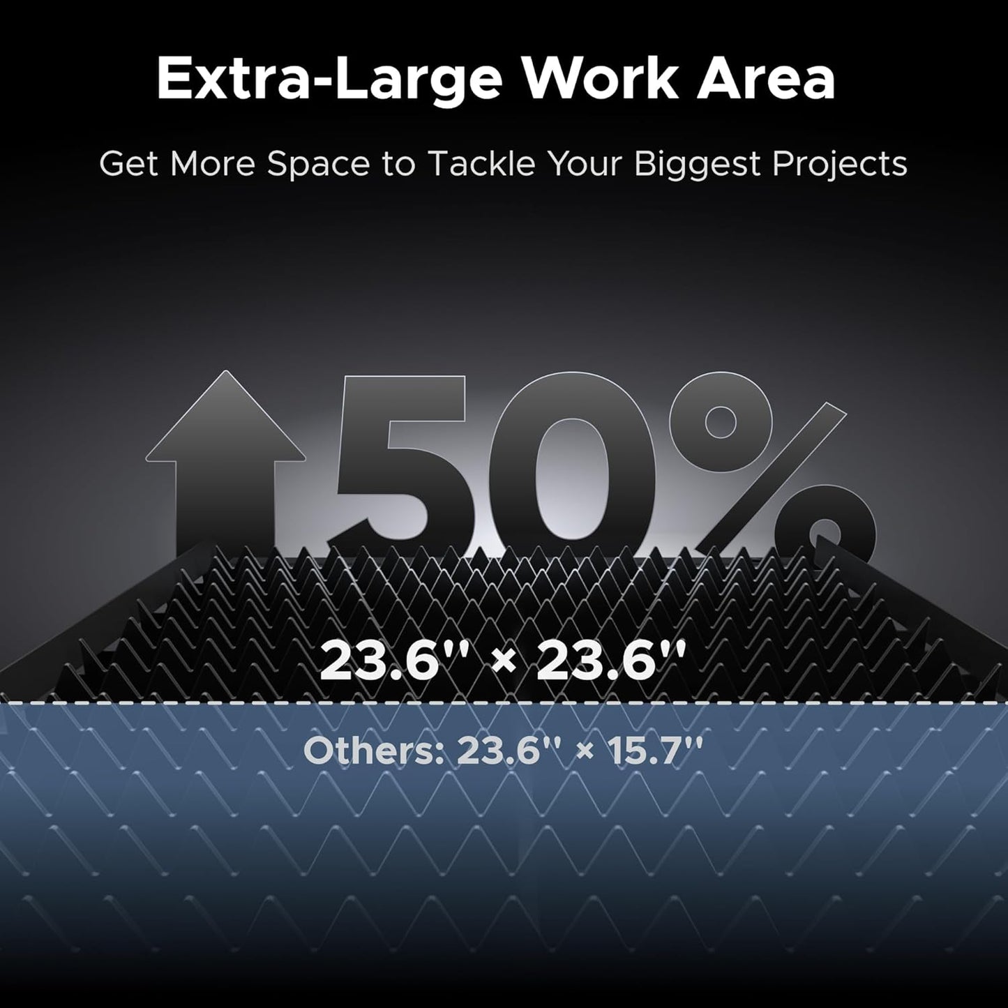 OMTech 1500W Fiber Laser Cutter, 23.6 x 23.6 in. Semi-Enclosed Fiber Laser Cutting Machine with Built-in Water Chiller & External Exhaust Fan, Metal Laser Cutter for DIY Craft Projects Metalworking