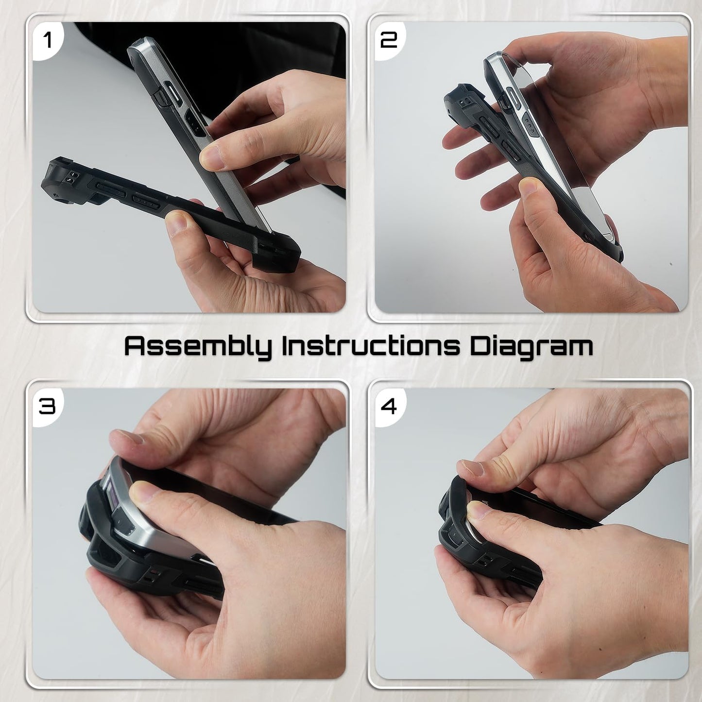 TC51 TC52 TC56 TC57 TC510K Case with Hand Strap - Protective & Ergonomic for Zebra Handheld Barcode Scanners SG-TC5X-EXO1-01 SG-TC5X-EXONHS-01 (Blue)