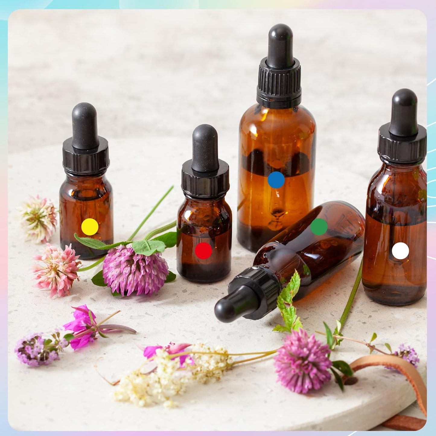 2520 PCS Colored Dot Stickers, 1/2'' Small Colored Dot Stickers Round Labels - 12 Colors