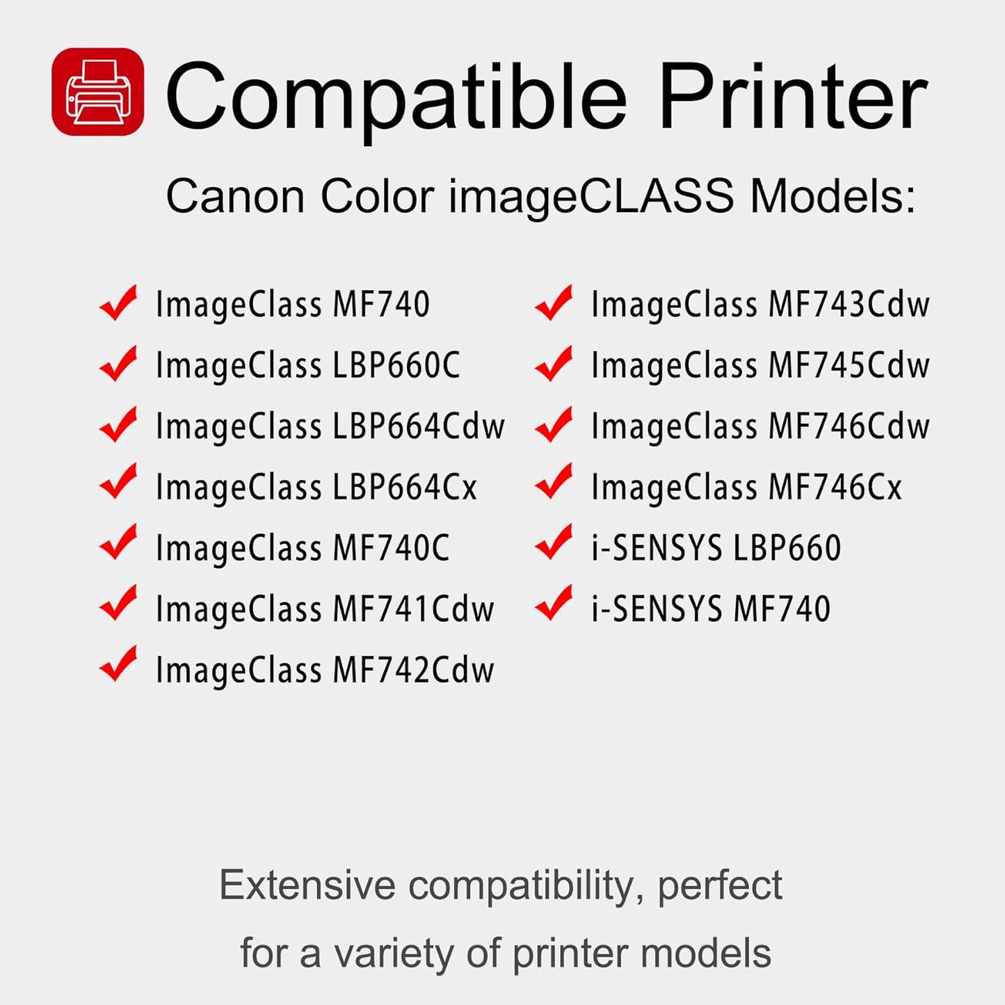 1 Pack 055 3013C001 Yellow Whit chip Toner Cartridge: Compatible CRG 055 3013C001 Replacement for Canon Color ImageClass MF740 LBP660C LBP664Cdw MF740C MF745Cdw i-SENSYS LBP660 MF740 Printer