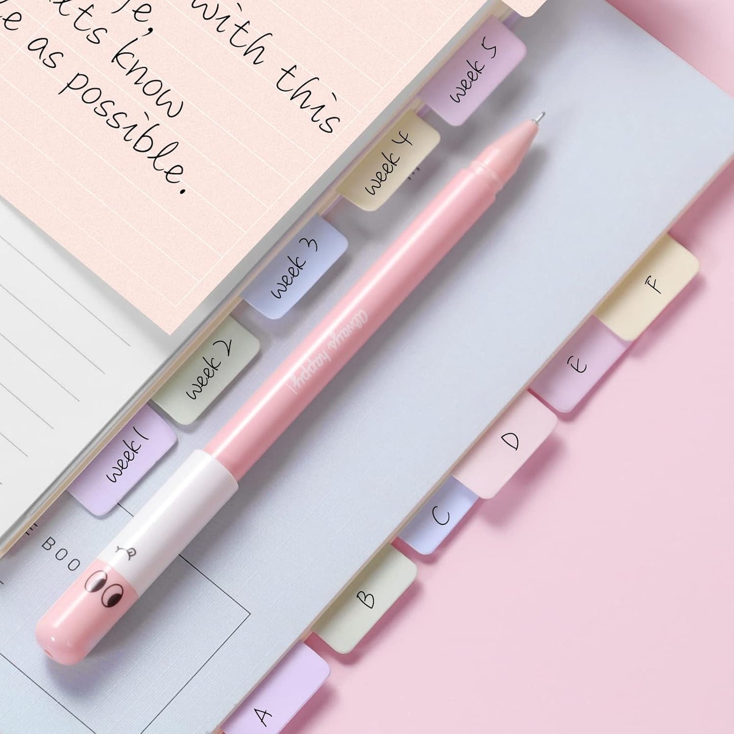 Hommie Sticky Notes Set Tabs 410 Pack Color Pads Divider Sticky Notes with Bookmark Index for School Supplies, 60 Ruled, 40 Per Dotted, 60 Per Rectangular, 6x25 Index Tabs