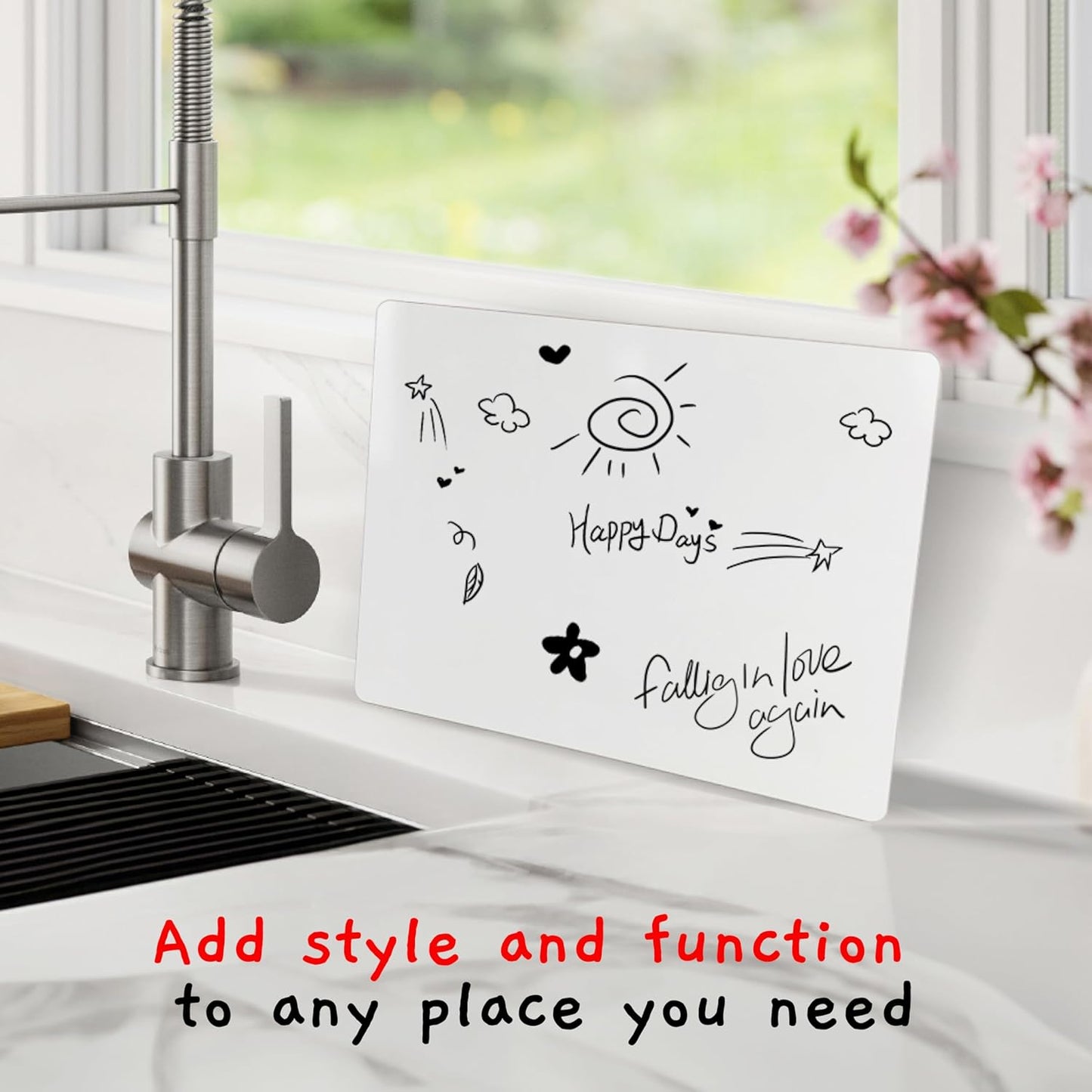 25 Pack Small White Boards for Students - Double Sided Dry Erase Boards 9 x 12 in - Mini Whiteboard Set for Classroom or Home Use - Portable White Board Bulk for Kids and Teachers