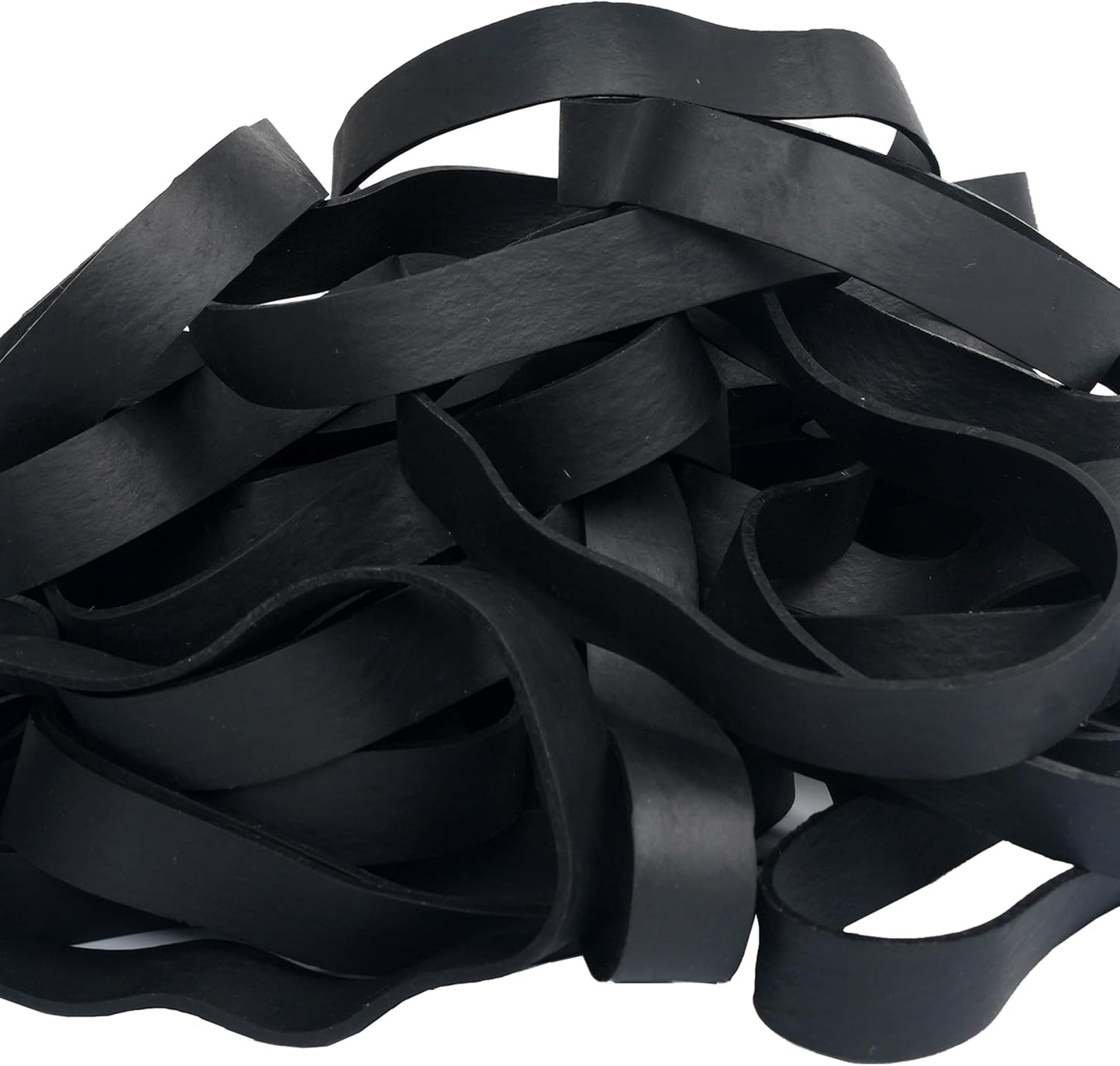 HAIDIBAO-Rubber Bands 40 Pcs size#105 Big black rubber band large Elastic Band rubber bands office supplies Heavy Duty wide Strong Elastic bands Outdoor (5.12" x 0.6")