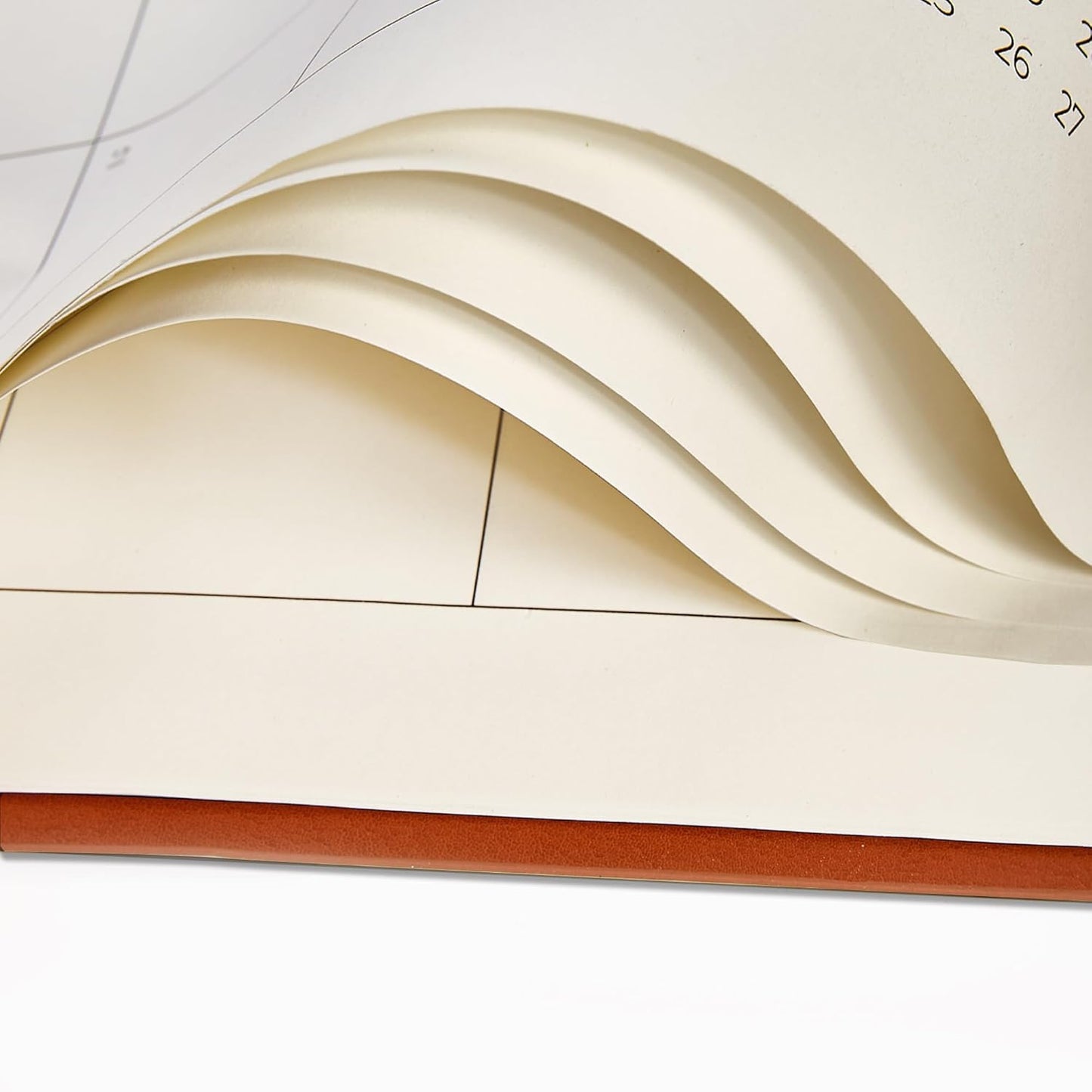 Large Desk Calendar 2025-2026 with Desk Mat, Desktop Calendar Runs From July 2025 to December 2026, Desk Pad Calendar 22 x 17 Inch Perfect for Planning, Organizing, and Scheduling Your Life (Brown)