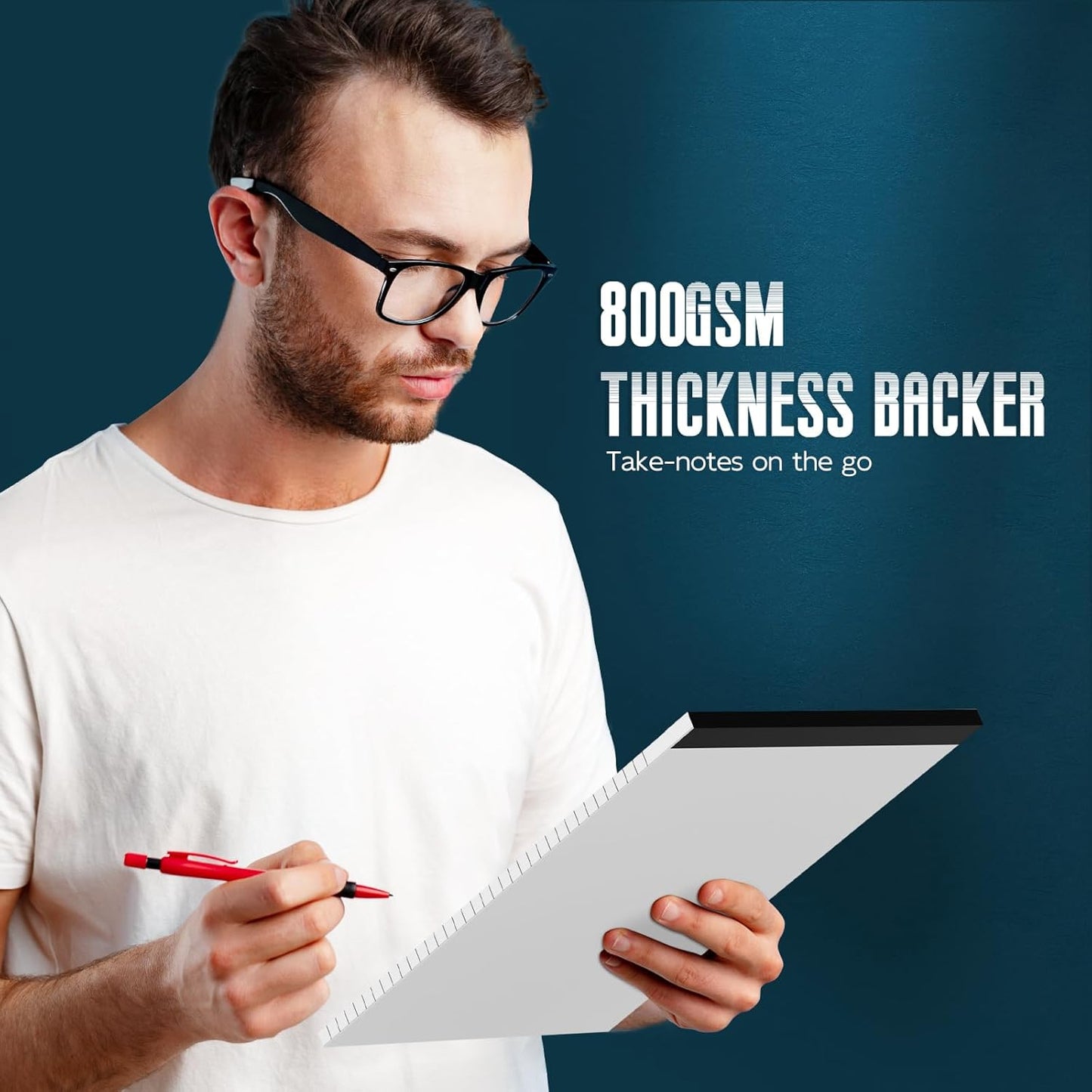 Note Pads 8.5"x 14", 10 Pack Legal Pads 8.5 x 14 White, Notepads 8.5 x 14 Wide Ruled Legal Pad, Micro Perforated Lined Writing Pads, 30 Sheets Per Note Pad, Legal Notepads for Work/School/Office