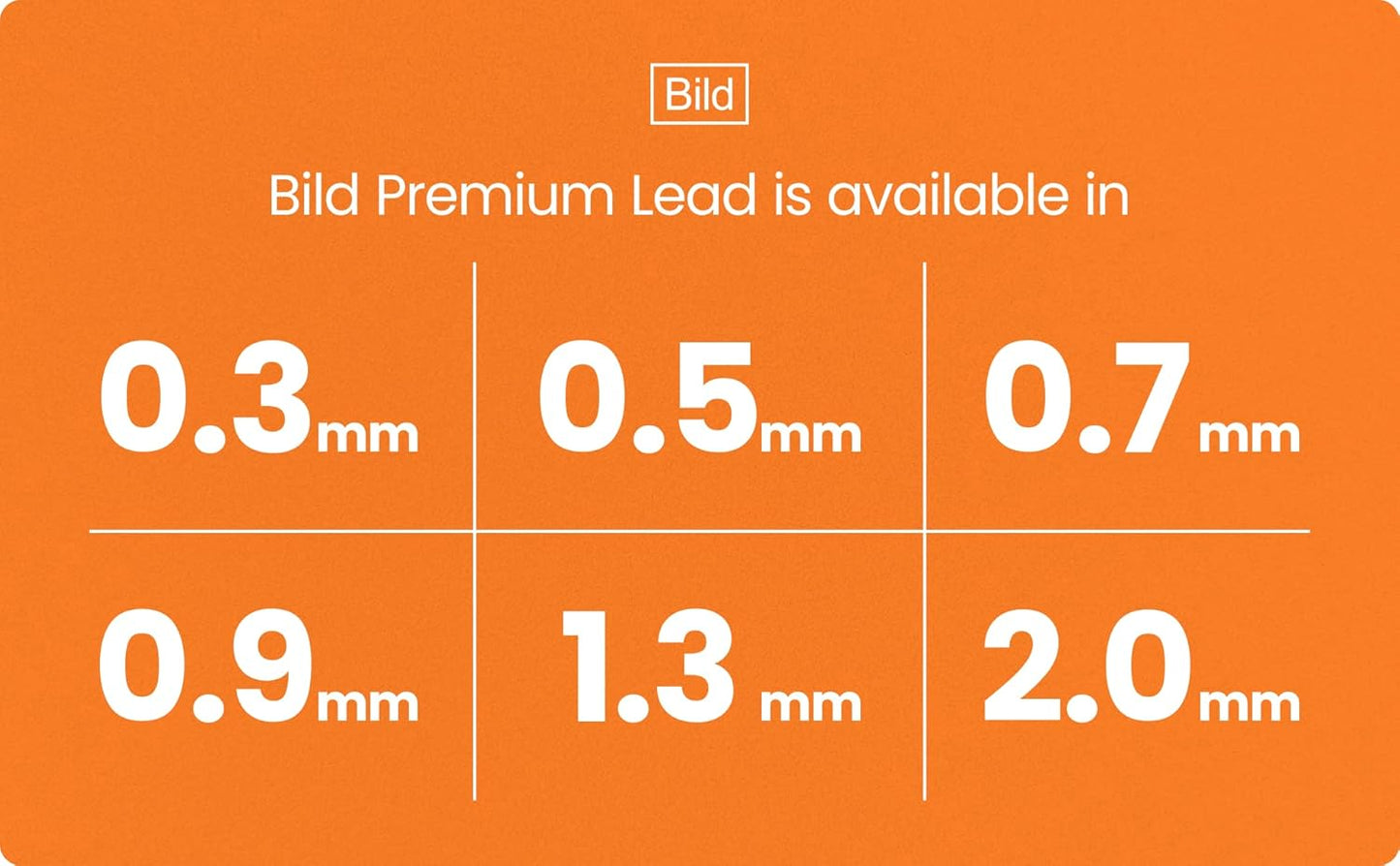 Bild Premium Mechanical Pencil Lead Refills (HB Mega Mix, 5&7)