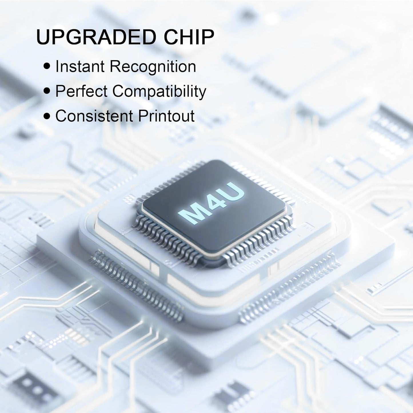 W2150XC W2151XC W2152XC W2153XC Compatible for W2150 Toner Cartridges Set, Compatible with Color Laser Jet Pro MFP 4301 4302 4303 Series Printers(4Pack, BCMY)