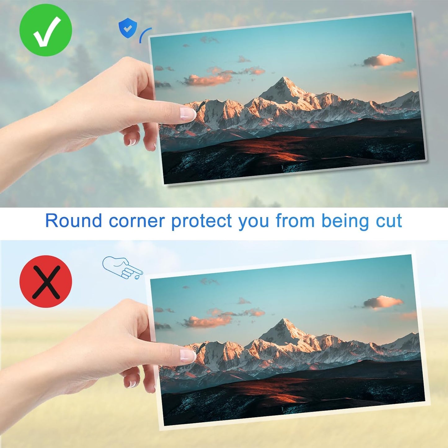 600 Pack Laminating Sheets, 5Mil 9" x 11.5" Laminating Pouches,5Mil Clear Thermal Lamination Sheet Paper for Laminator, Holds 8.5 x 11 Inch Sheets