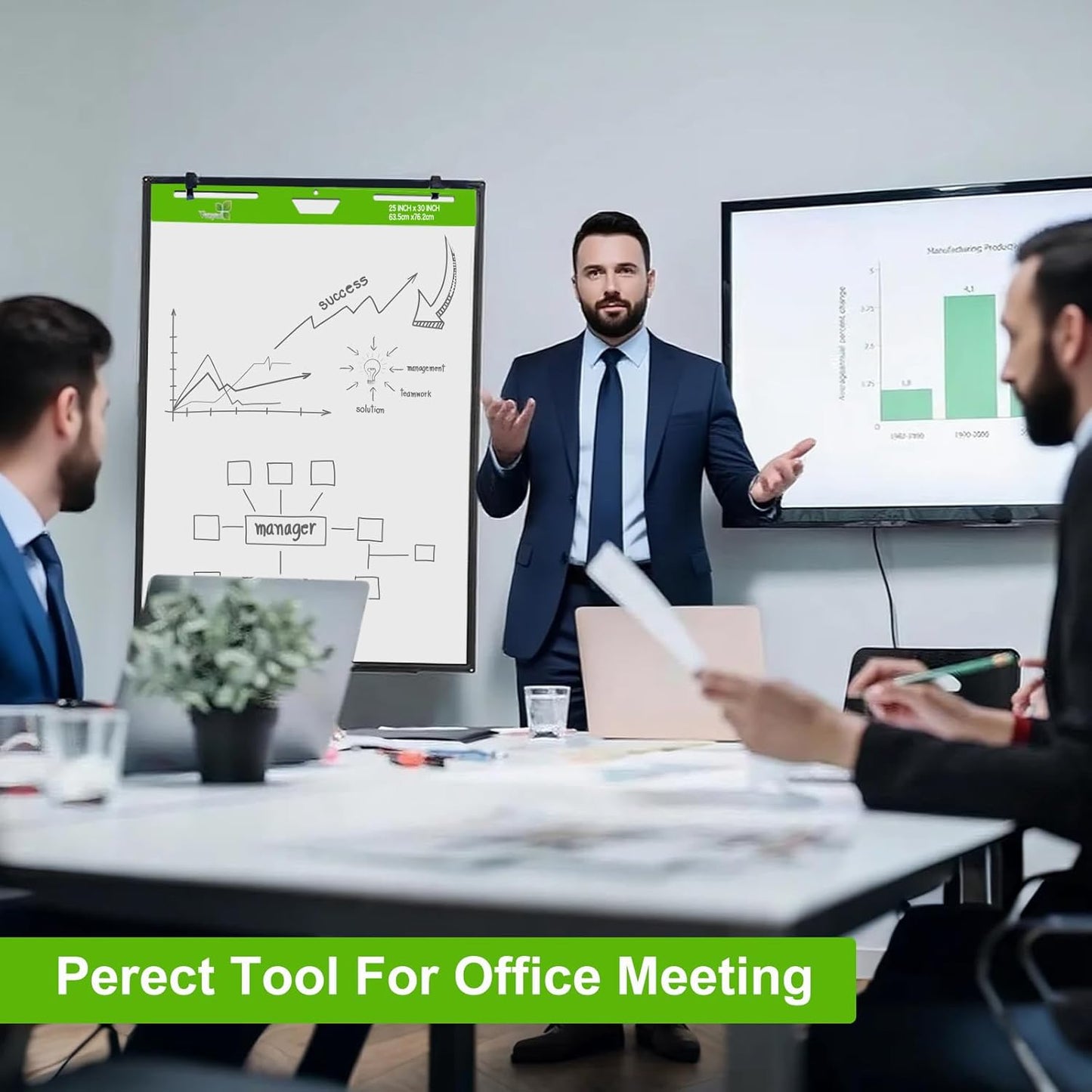 Sticky Easel Pad 25 in x 30 in, 35 Sheets/Pad, 4 Pads/Pack, 140 Sheets, Large White Sticky Easel Paper for Office and Classrooms, Flip Chart Paper for Teachers,Super Sticking Power & Bleed-Resistant