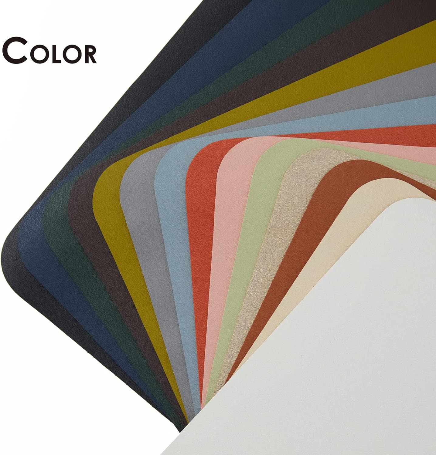 Cork Desk Mat - Dual-Sided Desk Pad for Office and Home - Desk Organization and Accessories - Ideal for Large Mouse Pad and Desk Mats on Top of Desks(Light Blue,80cmx 40cm)