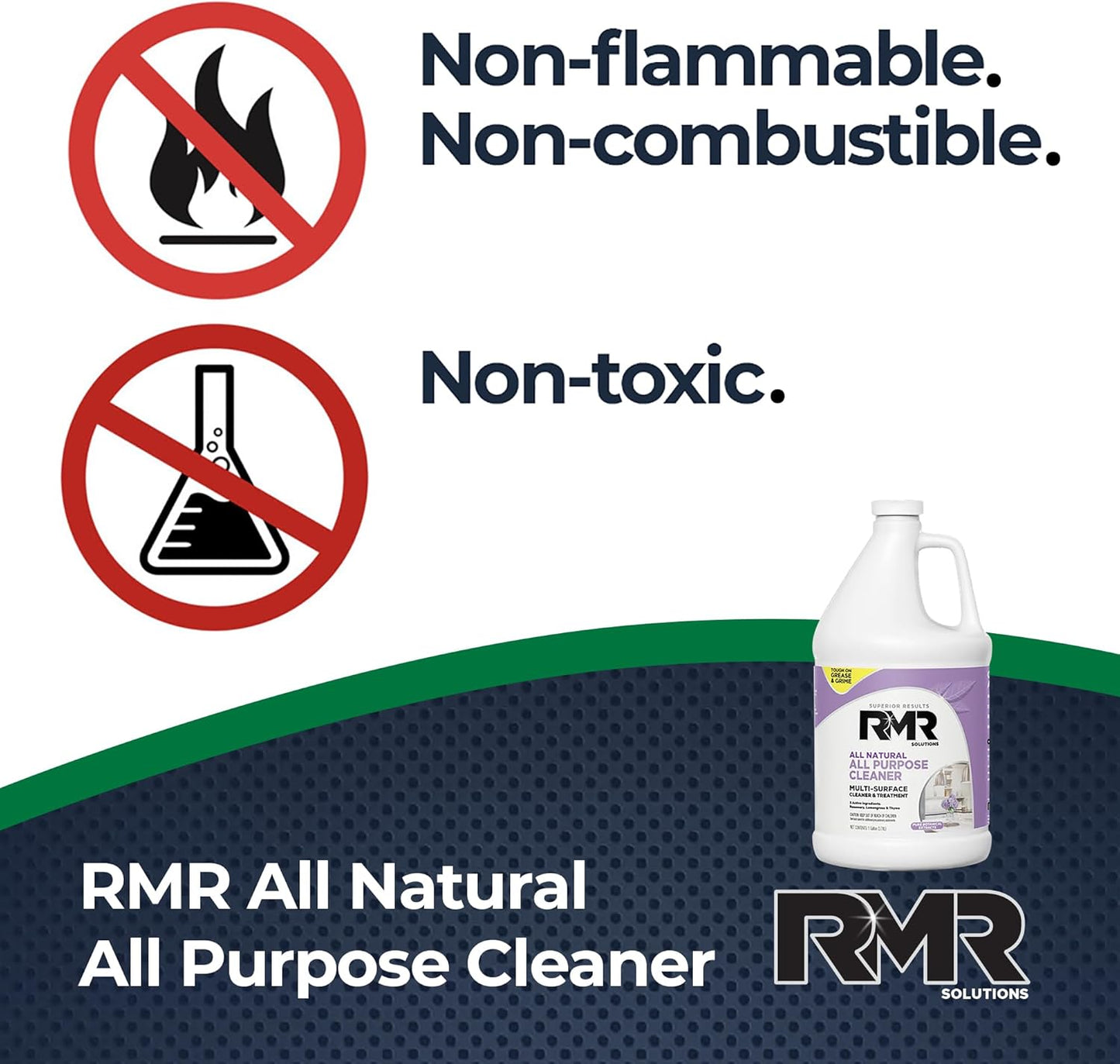 RMR All Natural All-Purpose Cleaner - Non-Toxic, Rinse-Free Multipurpose Cleaning Supplies, Biodegradable 1 Gallon Bottle, Modern Botanical Scent