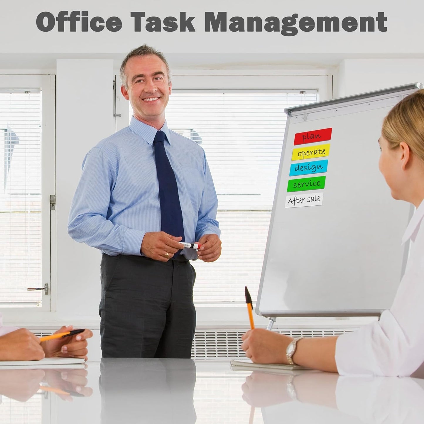 LLPT Dry Erase Magnetic Labels 1" x 3" 50 Packs Blank Writable Magnet Stickers Reusable for Refrigerator Shelf Whiteboard Toolbox Craft and Other Metallic Surfaces Green (DML1030GN)