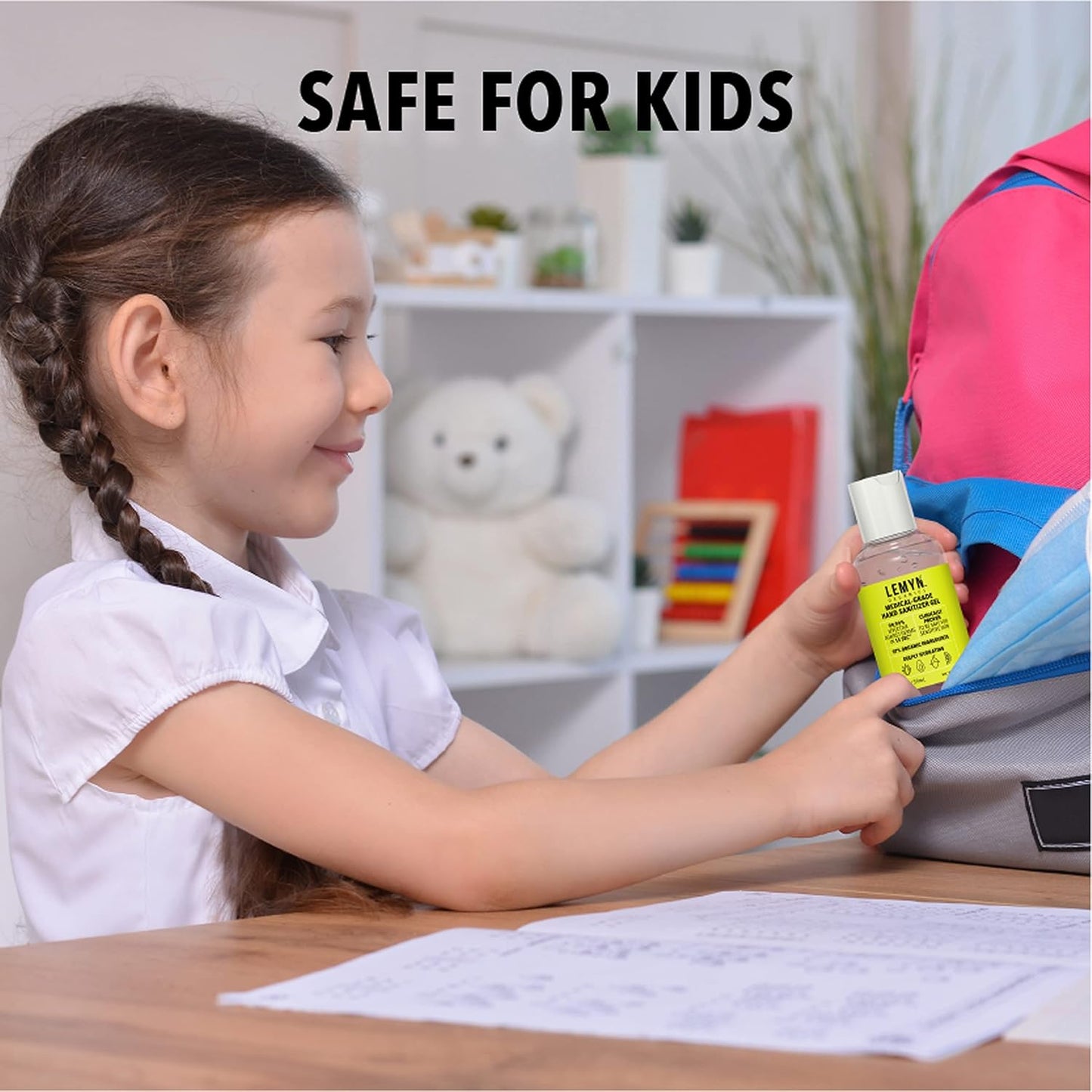 Medical Grade Hand Sanitizer Gel - 97% ORGANIC - 8 FL.OZ.