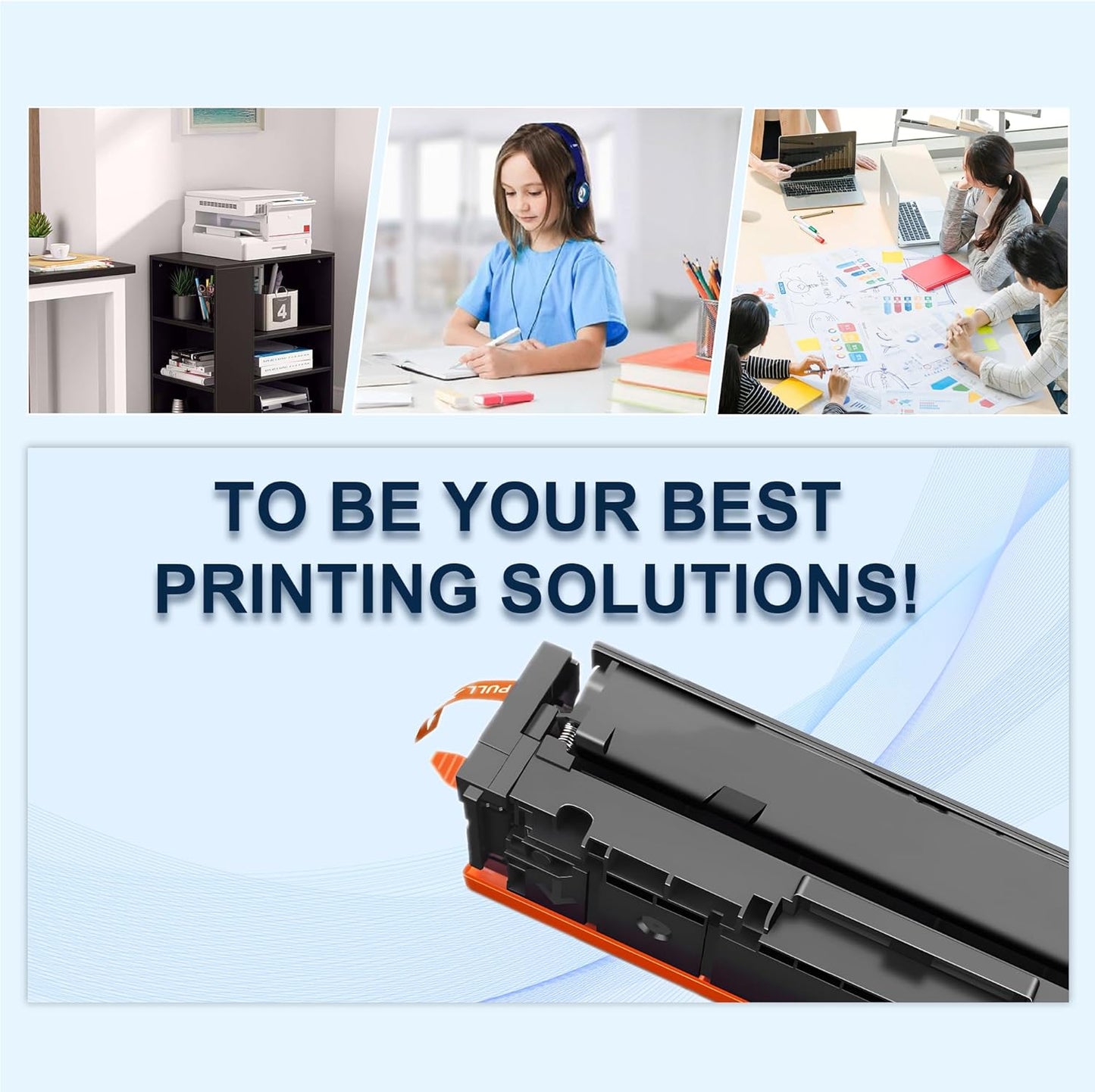 OFFICE-COLOR 202X Toner Cartridges Set Replacement for HP 202X Works with HP Color Laserjet Pro MFP M281fdw Toner, M281cdw M254dw M281fdn M254dn M254nw M281 M254 Printer (Black,Cyan,Magenta,Yellow )